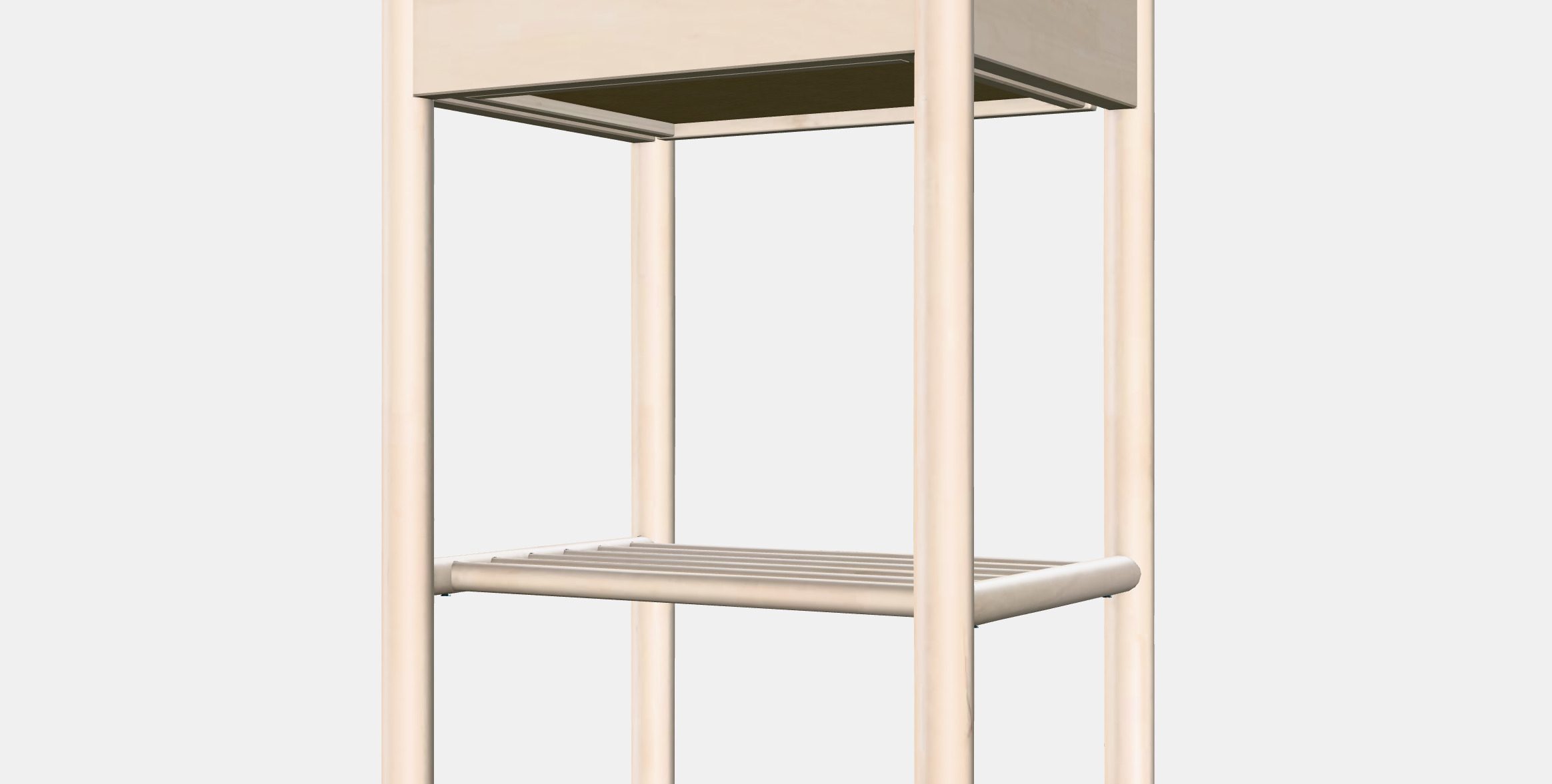 BJORKSNAS Bedside table 3D model_2