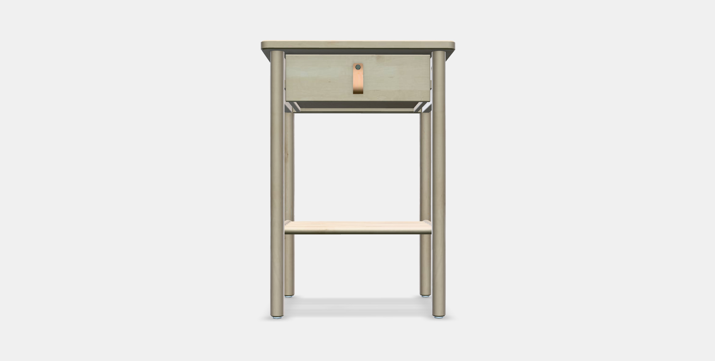 BJORKSNAS Bedside table 3D model_10