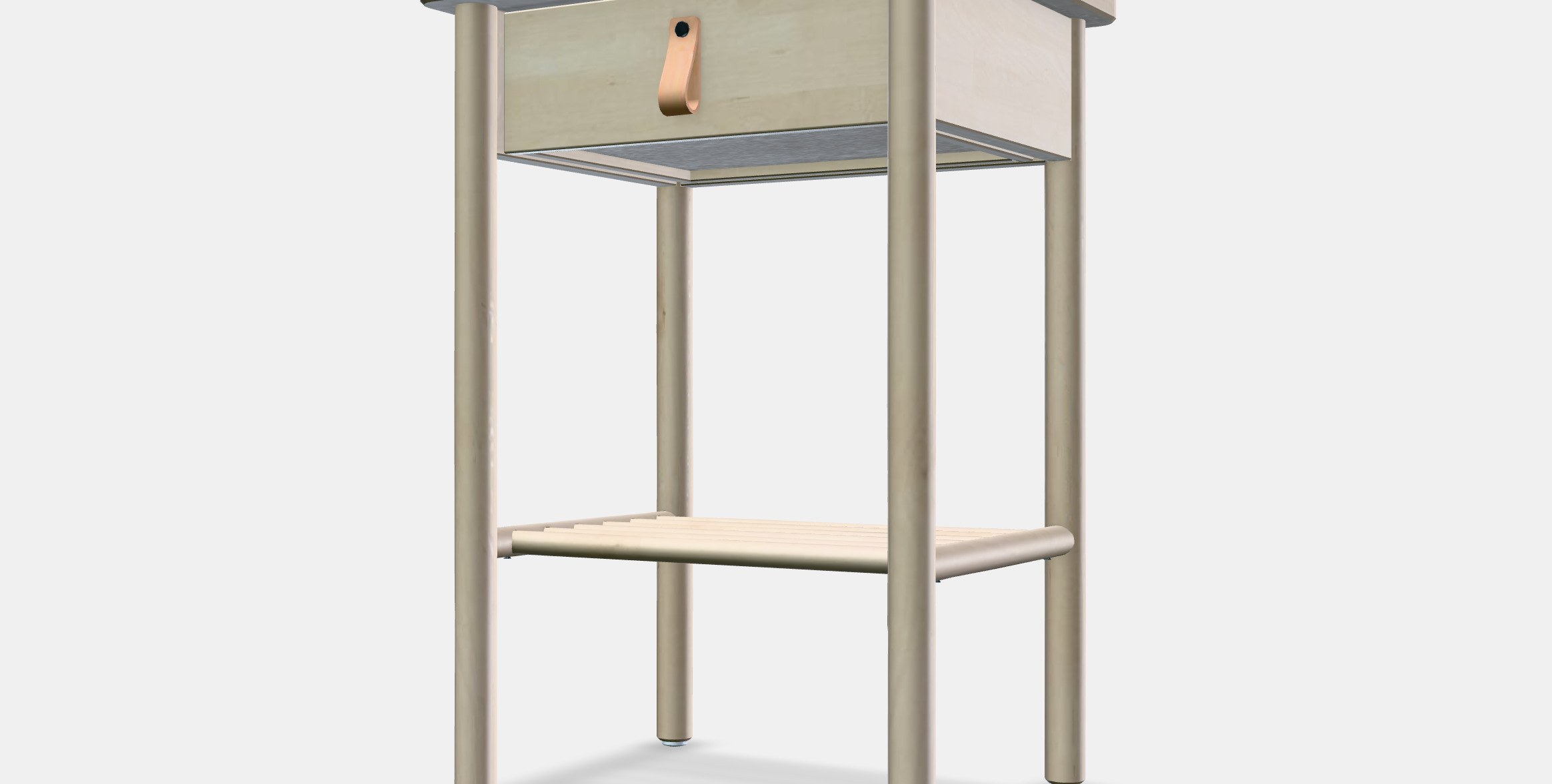 BJORKSNAS Bedside table 3D model_13