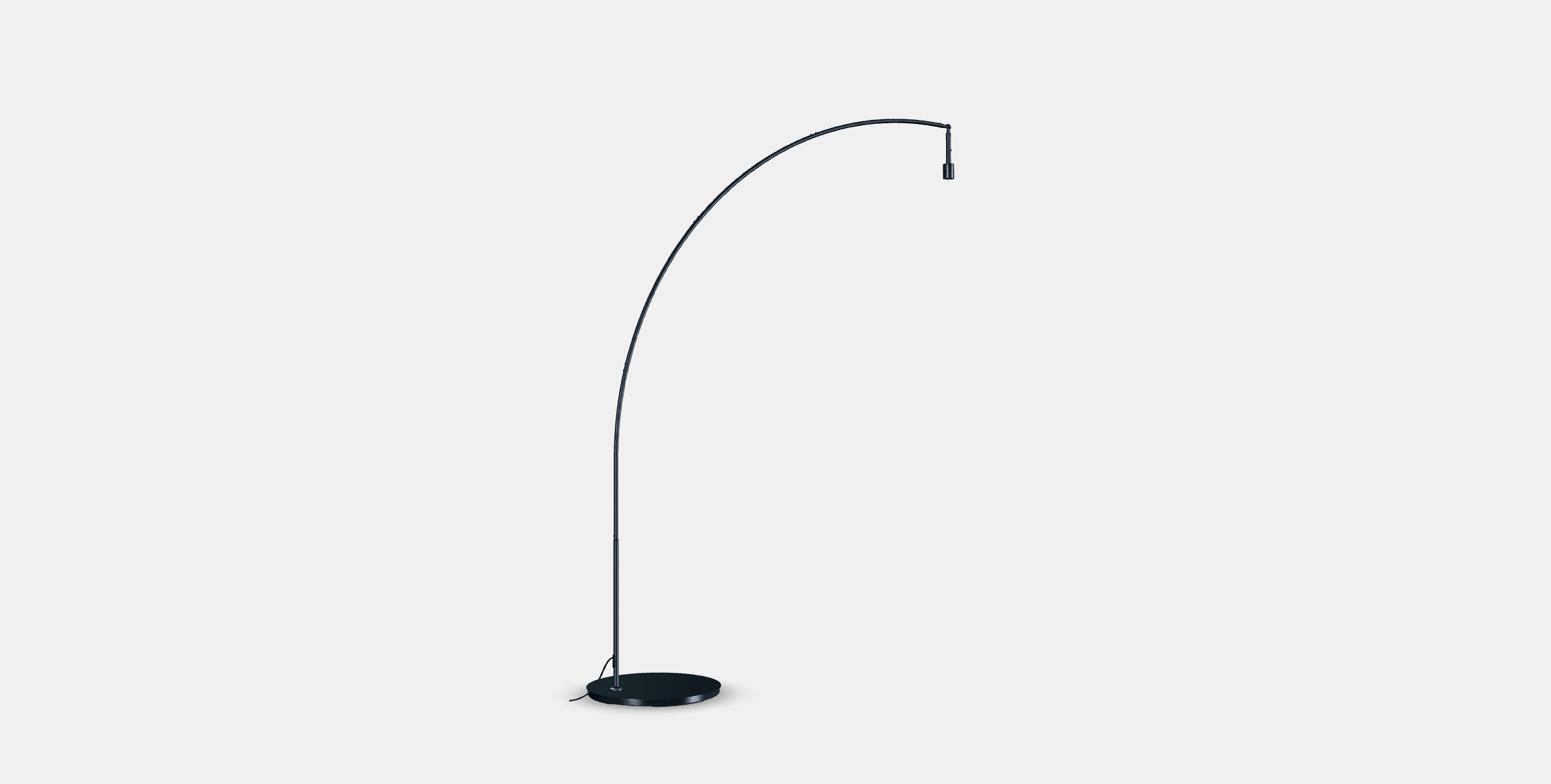 SKAFTET Floor lamp base arched 3D model_16