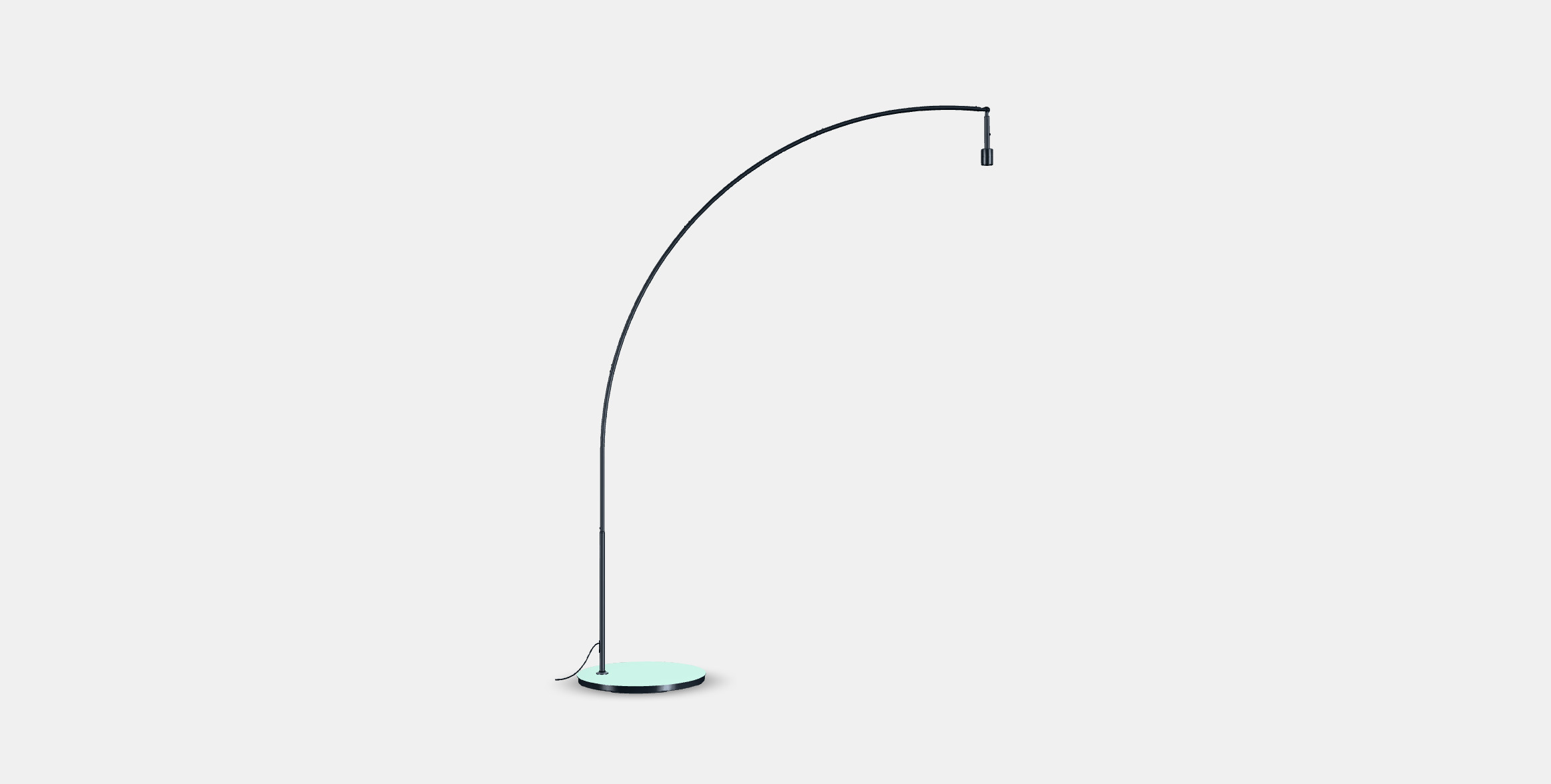 SKAFTET Floor lamp base arched 3D model_14