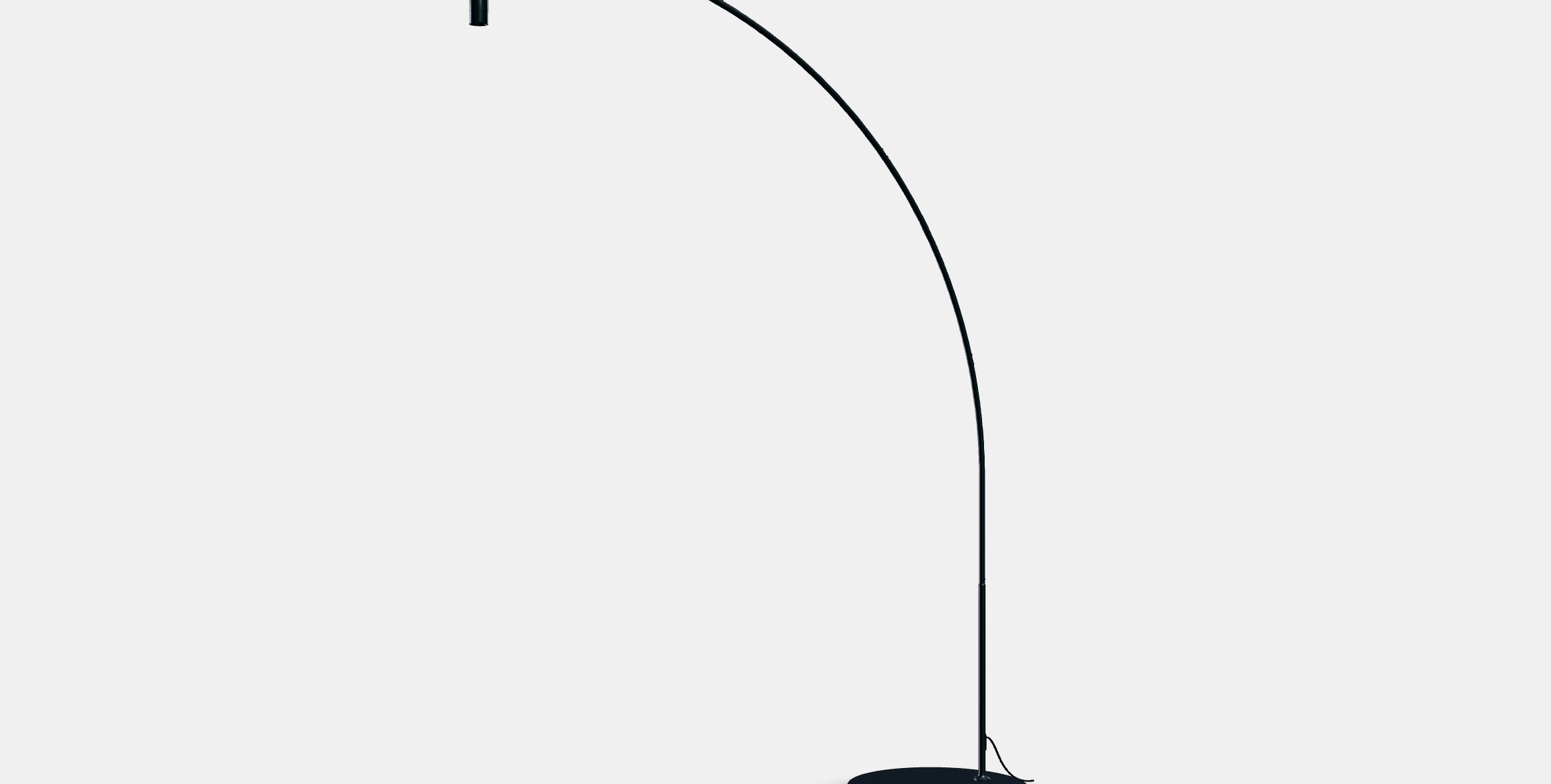 SKAFTET Floor lamp base arched 3D model_9