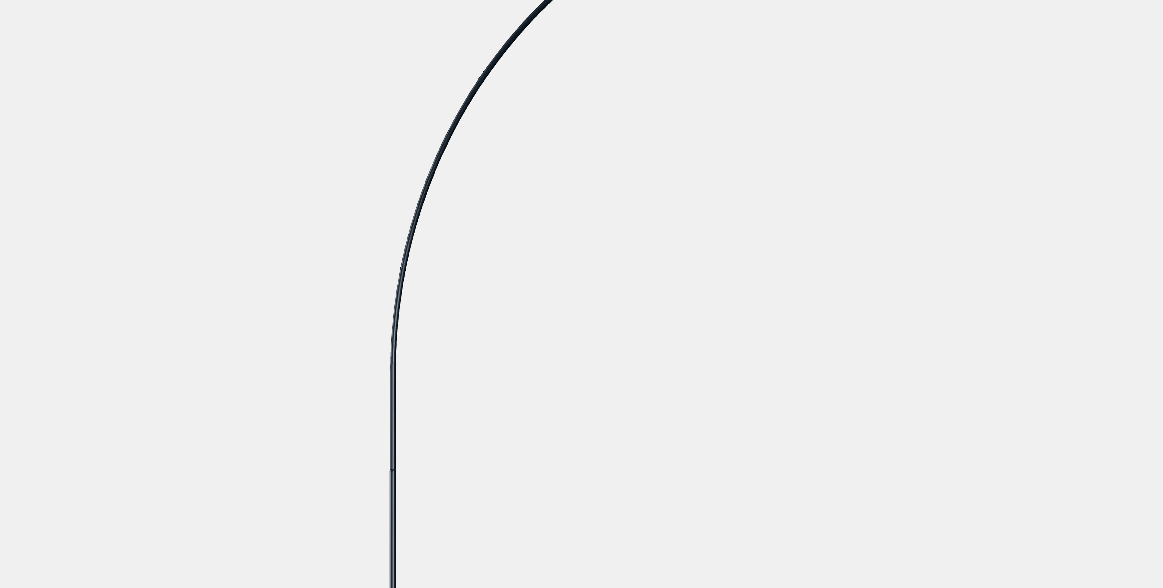 SKAFTET Floor lamp base arched 3D model_6