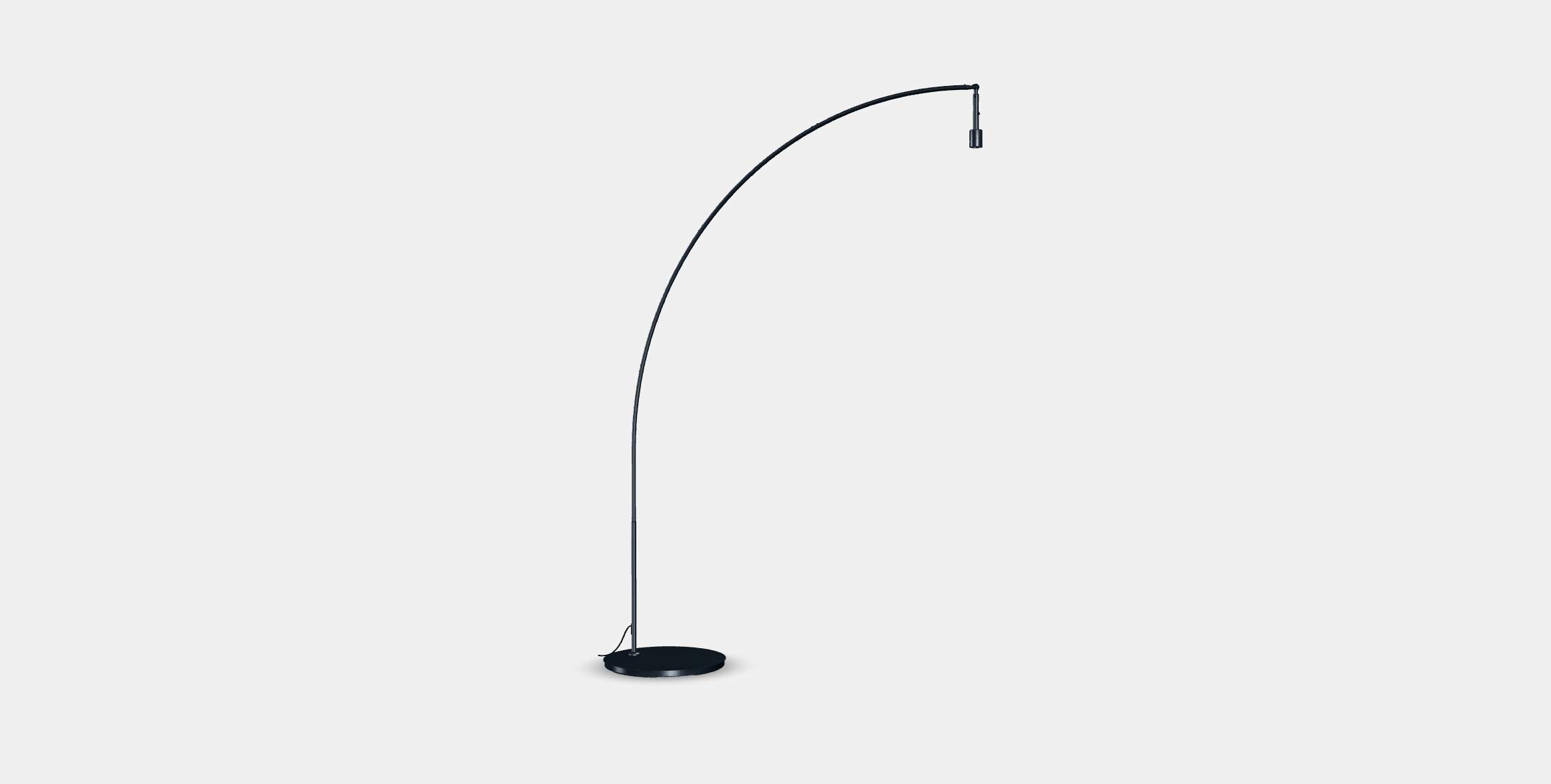SKAFTET Floor lamp base arched 3D model_5
