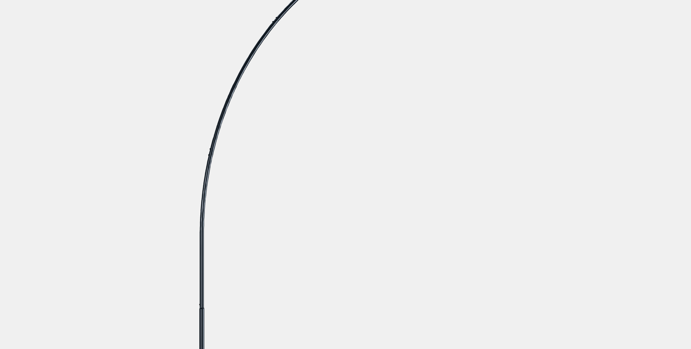 SKAFTET Floor lamp base arched 3D model_2