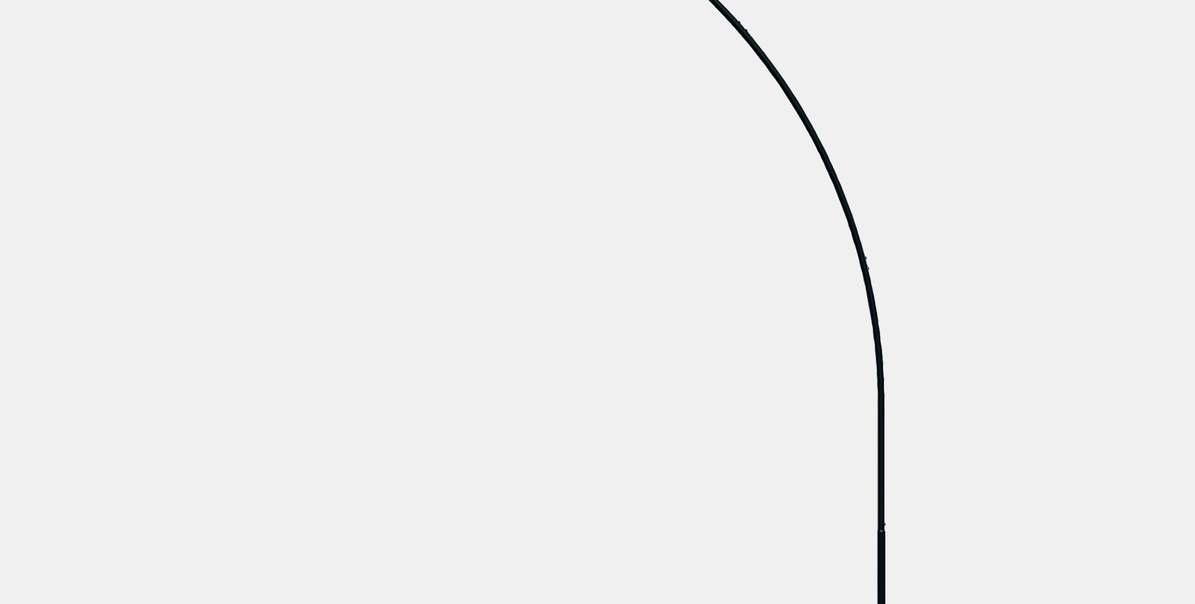 SKAFTET Floor lamp base arched 3D model_11