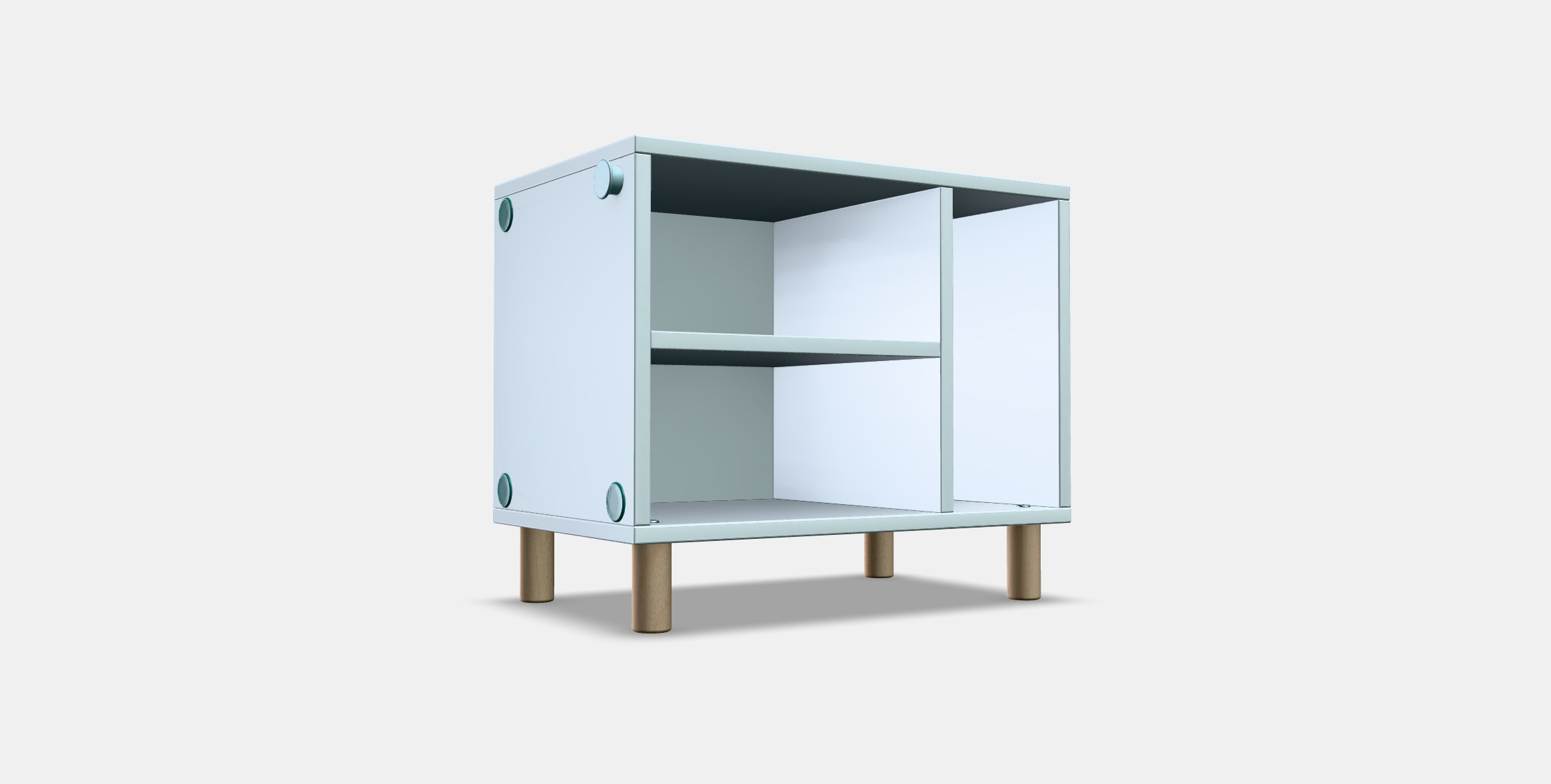 SMUSSLA Bedside table-shelf unit 3D model_7