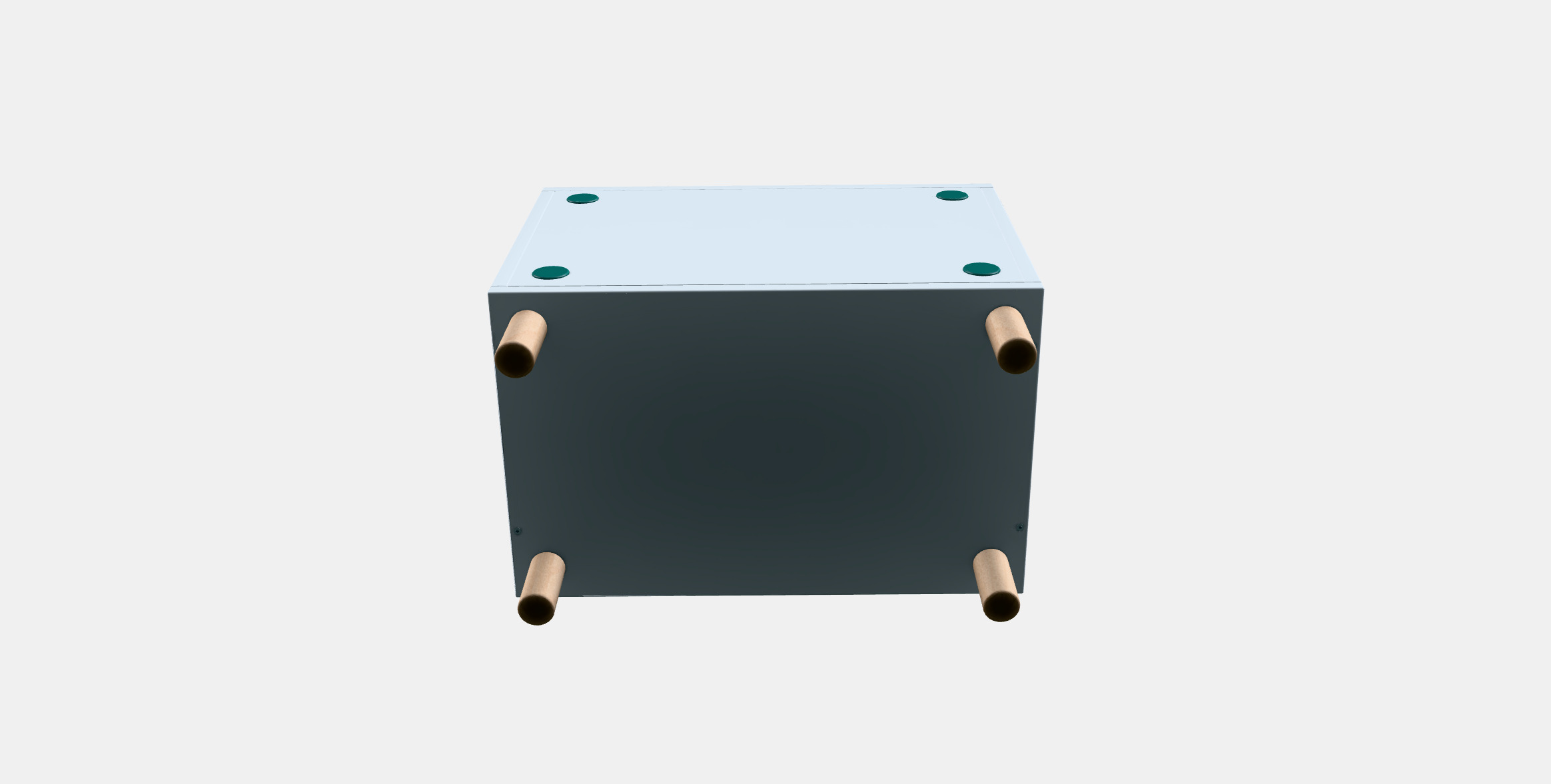 SMUSSLA Bedside table-shelf unit 3D model_6