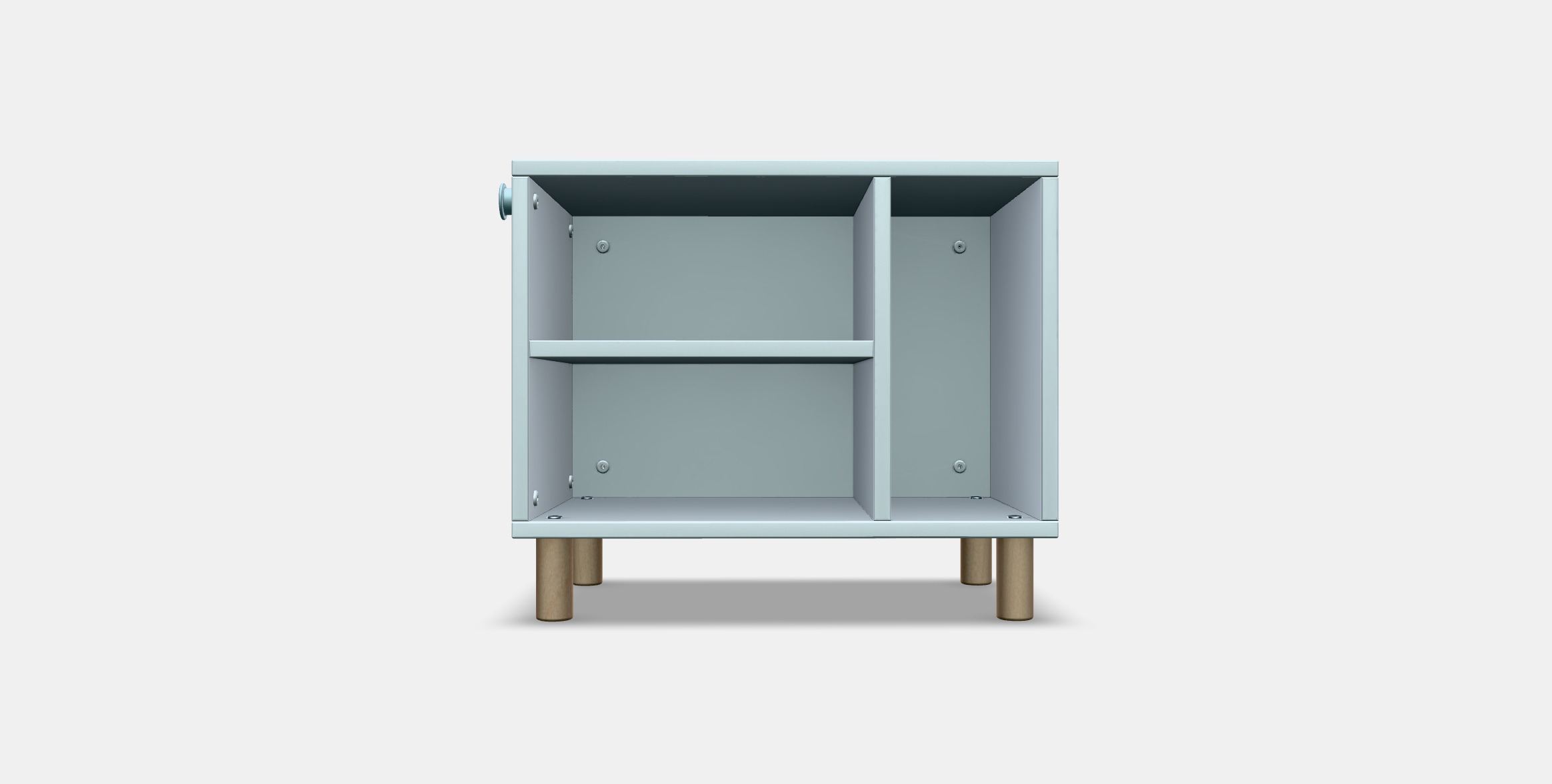 SMUSSLA Bedside table-shelf unit 3D model_9