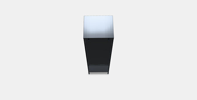 RUDSTA Glass-door cabinet 1 3D model 3