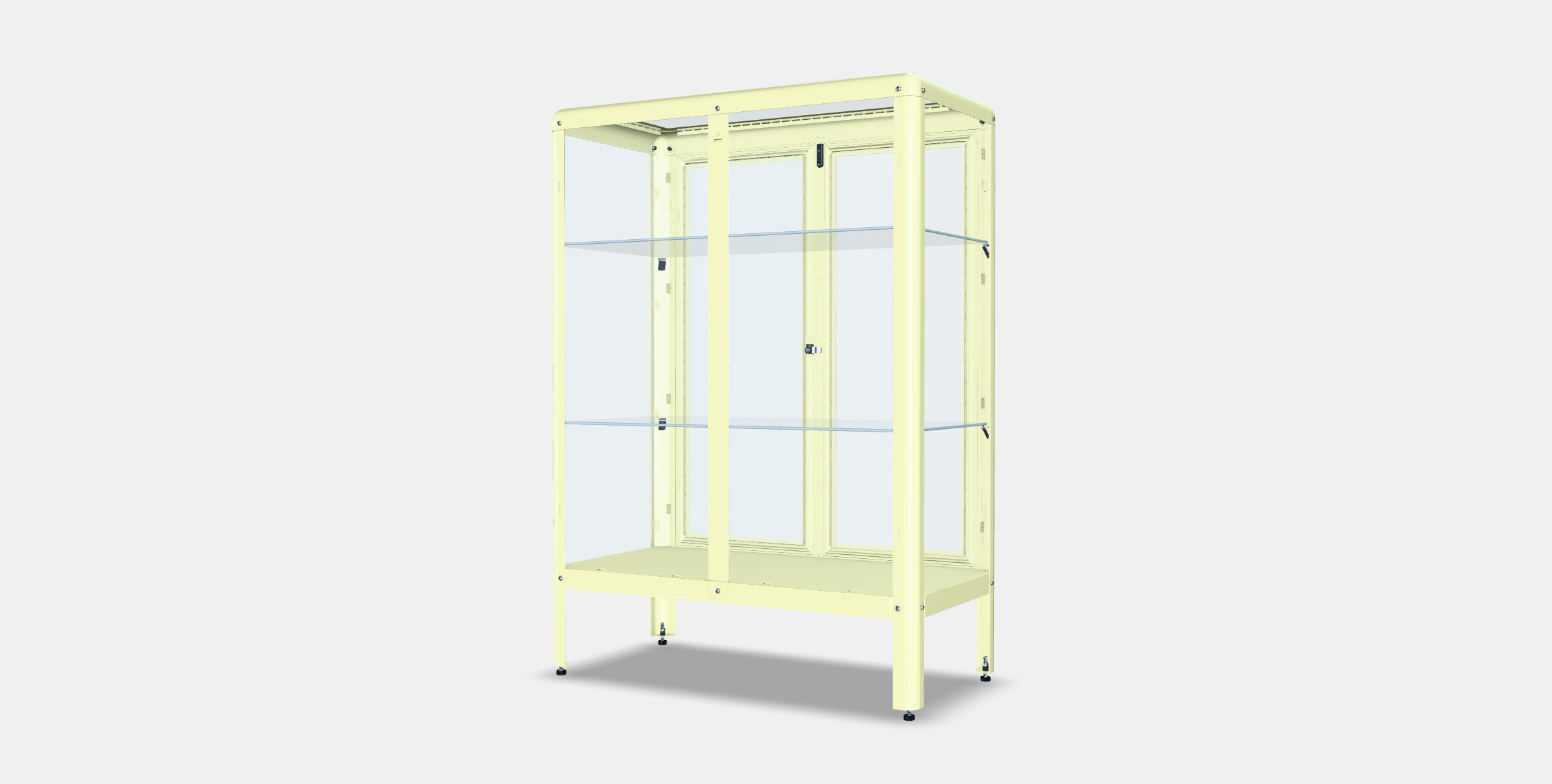 FABRIKOR Glass-door cabinet 1 3D model_4