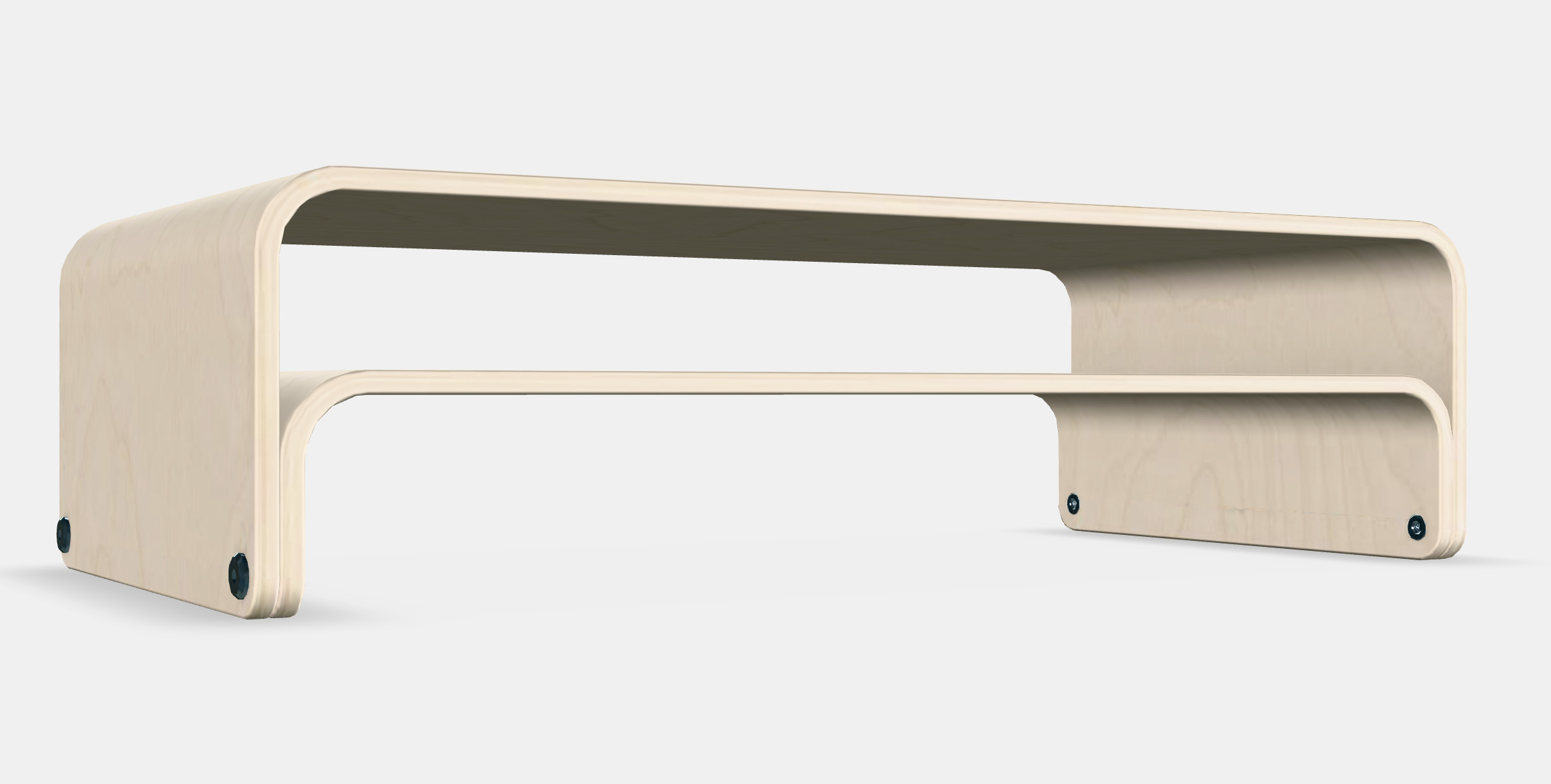 VATTENKAR Laptop-monitor stand Low-poly 3D model_2