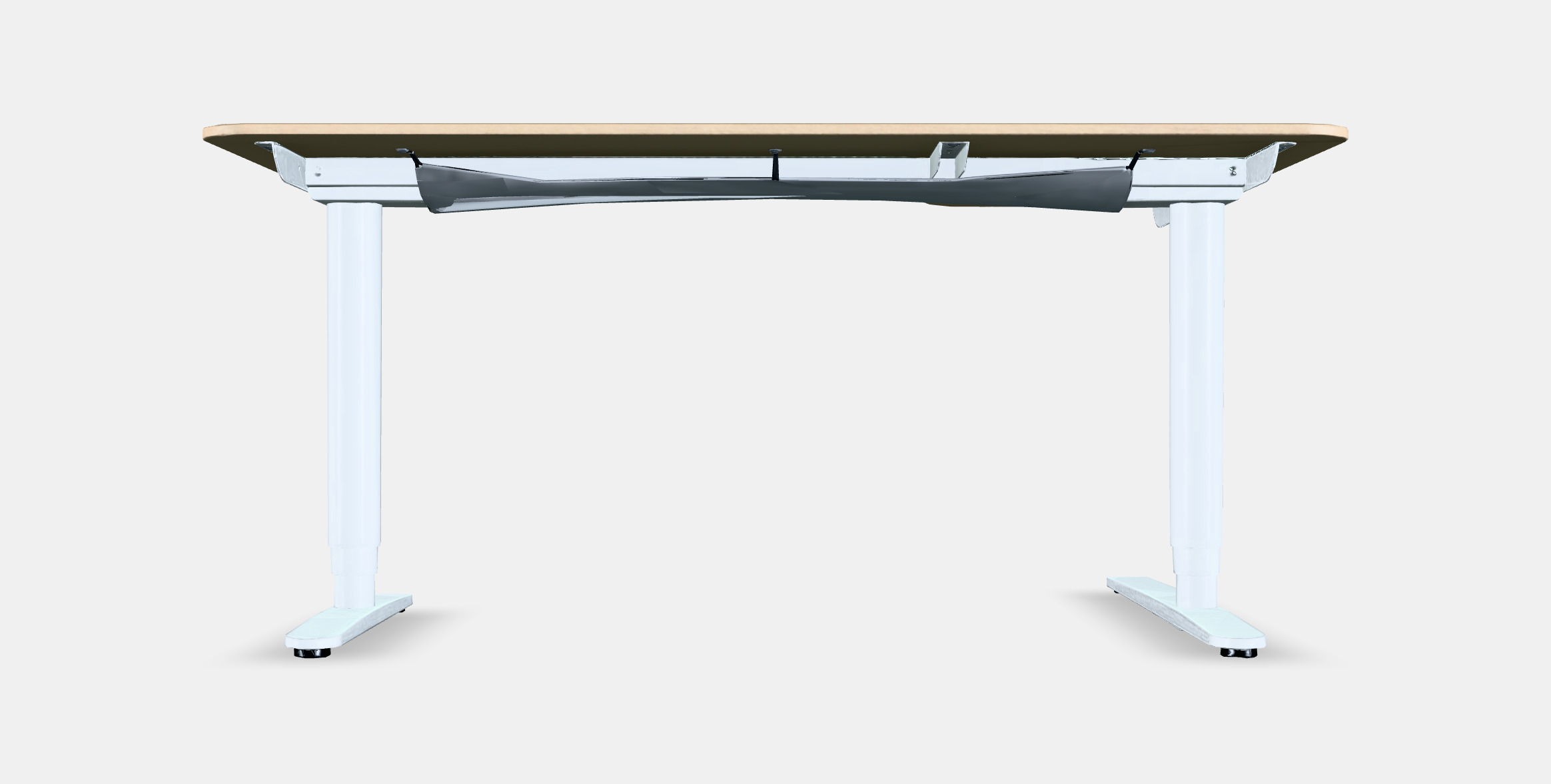 BEKANT Corner desk left sit-stand Low-poly 3D model_15