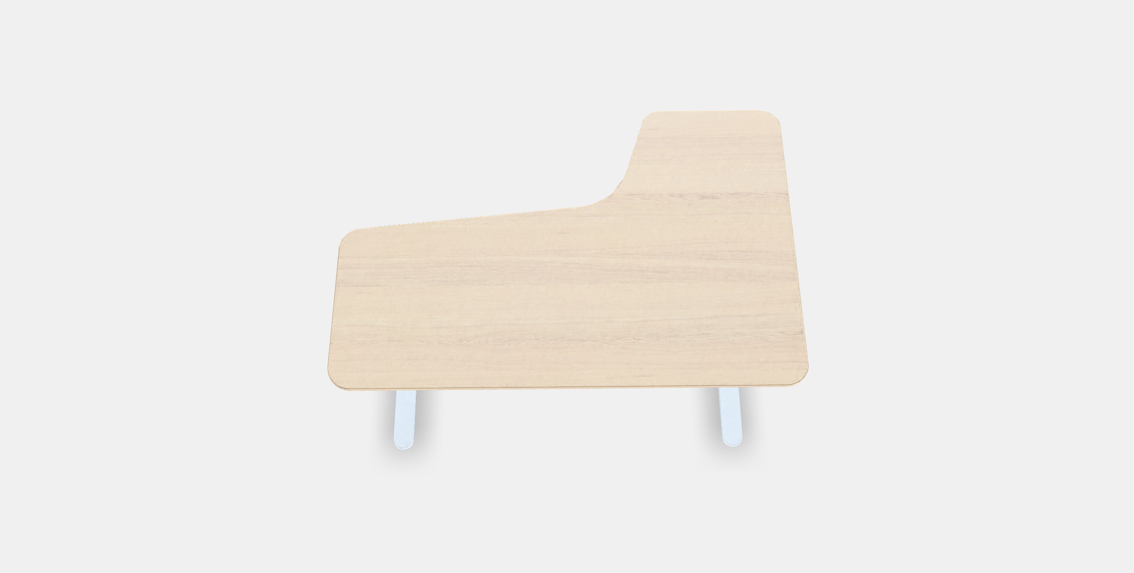 BEKANT Corner desk left sit-stand Low-poly 3D model_3