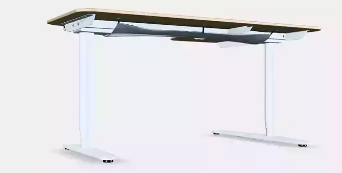 BEKANT Corner desk left sit-stand