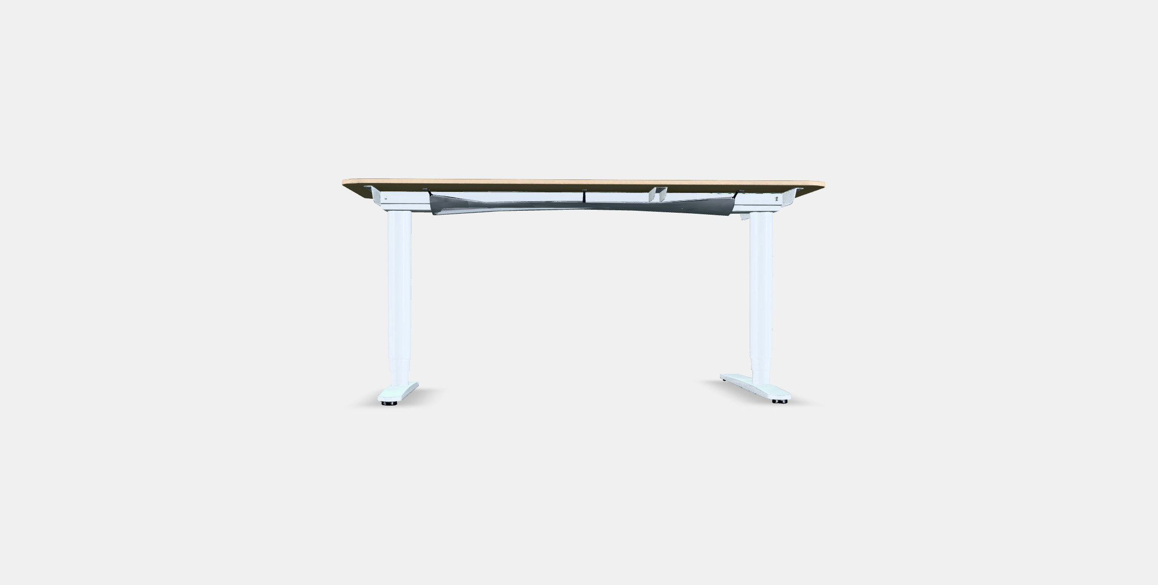 BEKANT Corner desk left sit-stand Low-poly 3D model_14