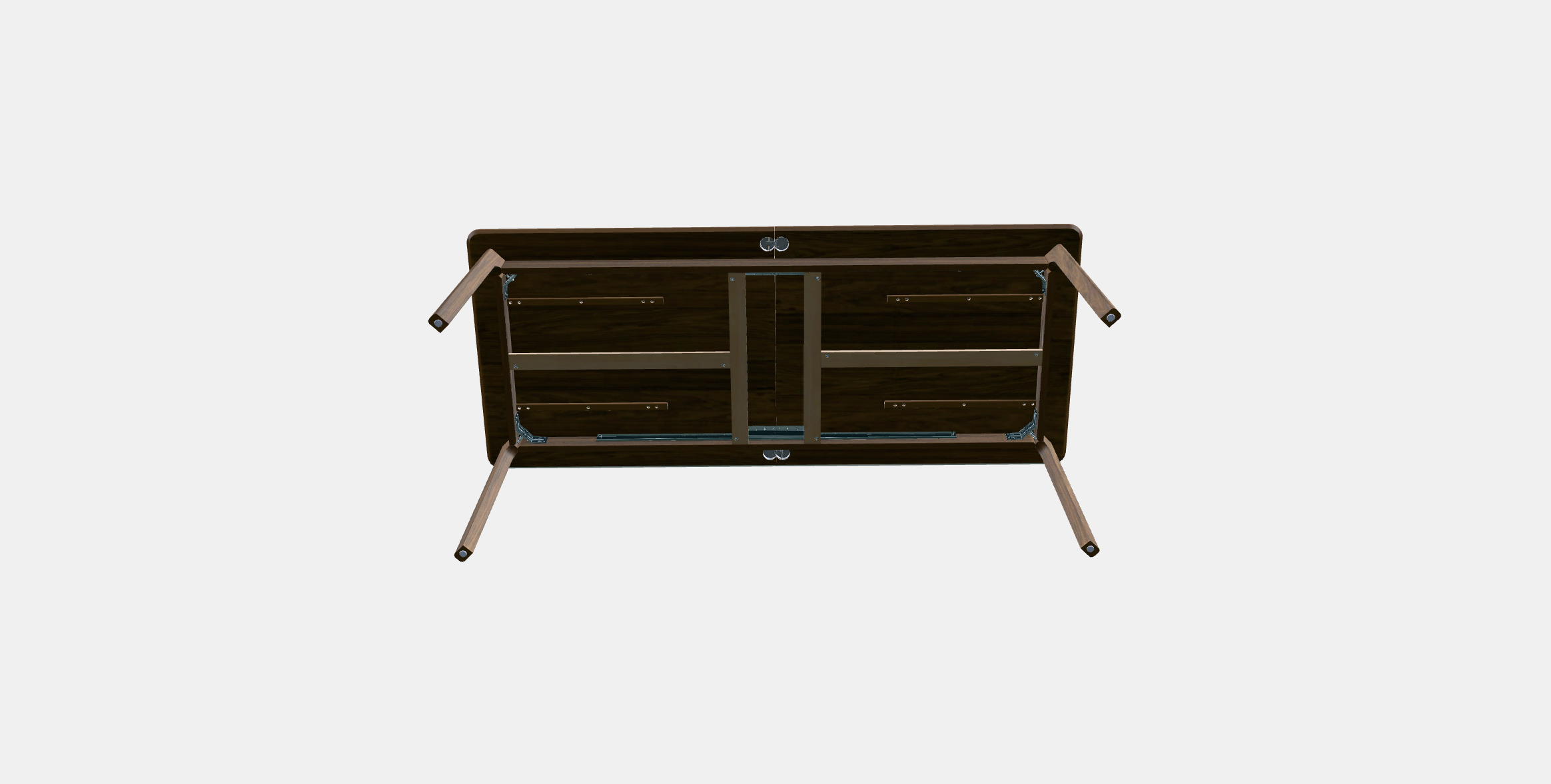 MELLANSEL Extendable table 3D model_7