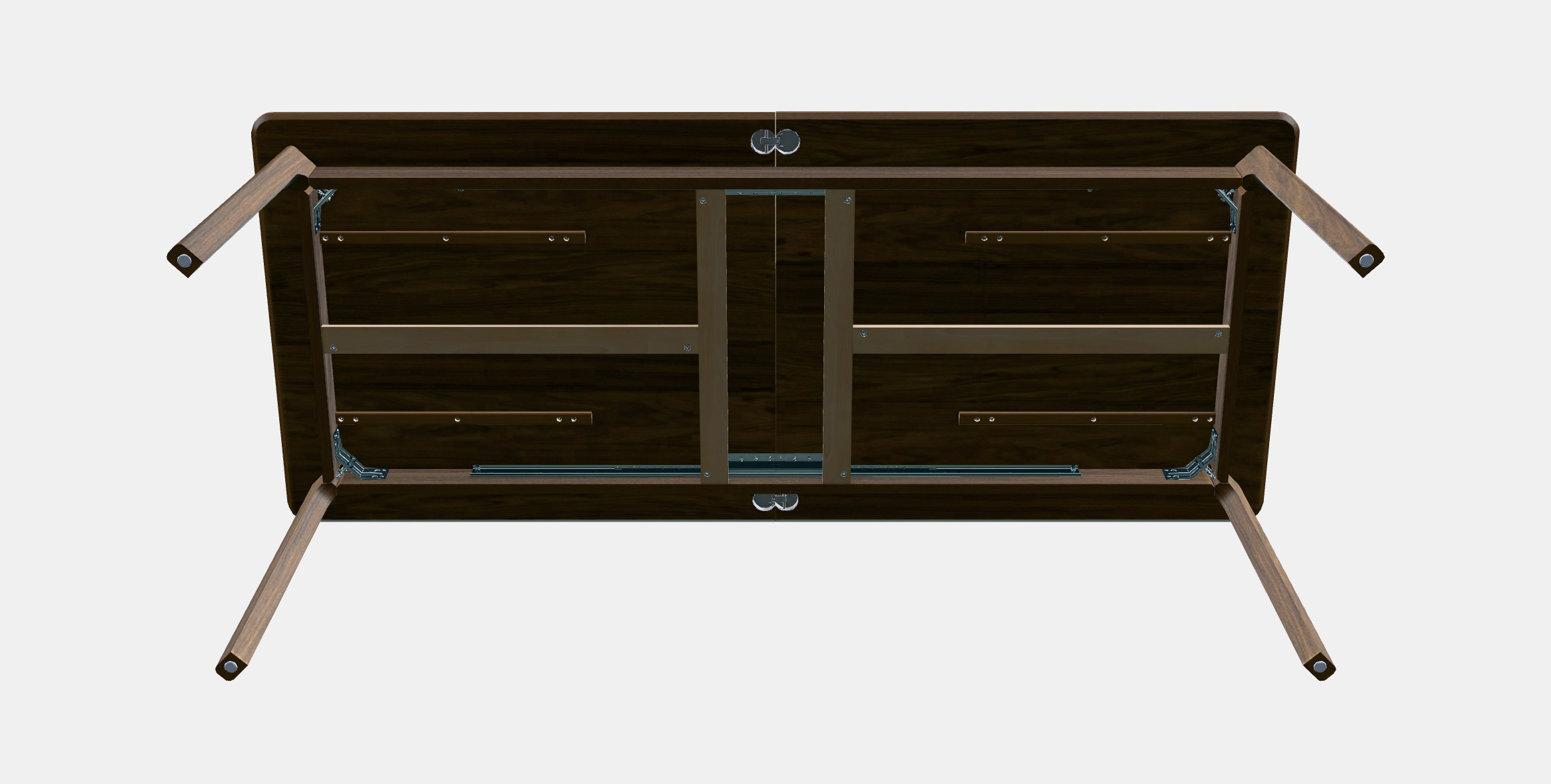 MELLANSEL Extendable table 3D model_8