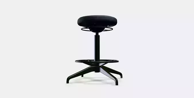 LIDKULLEN Active sit-stand support 1 3D model LIDKULLEN Active sit-stand support 1 3D model