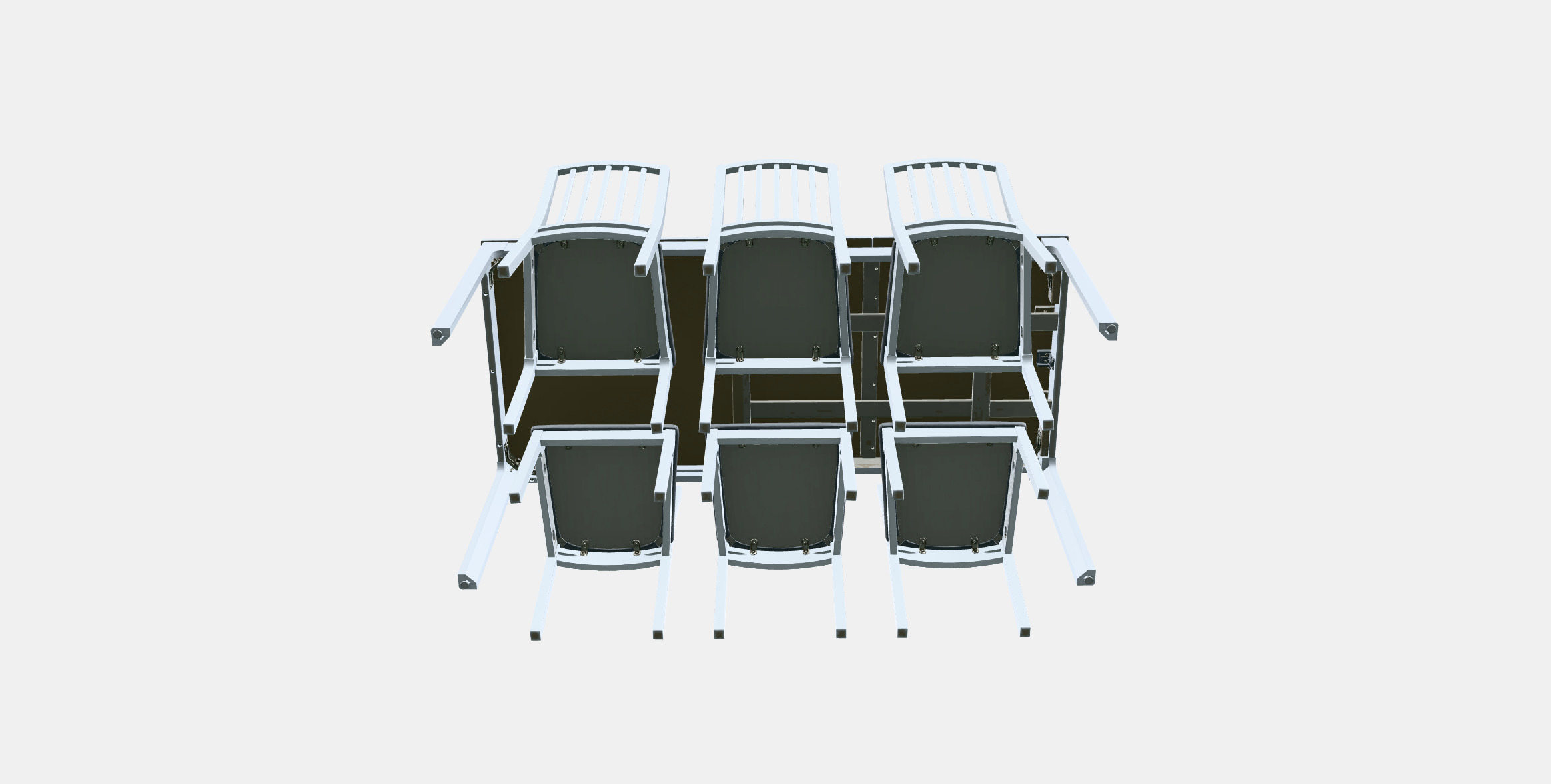 EKEDALEN - EKEDALEN Table and 6 chairs 3D model_6