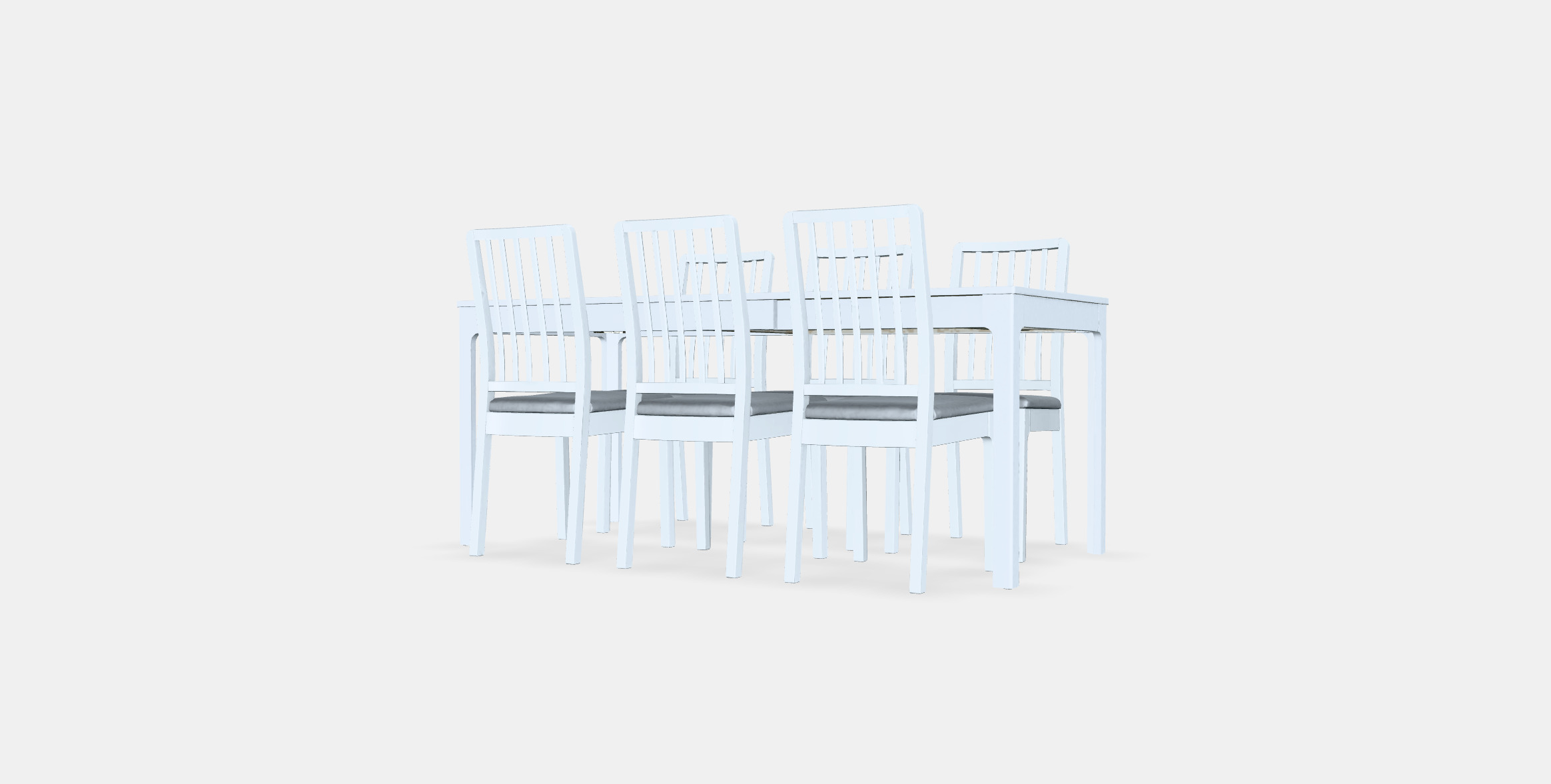 EKEDALEN - EKEDALEN Table and 6 chairs 3D model_4