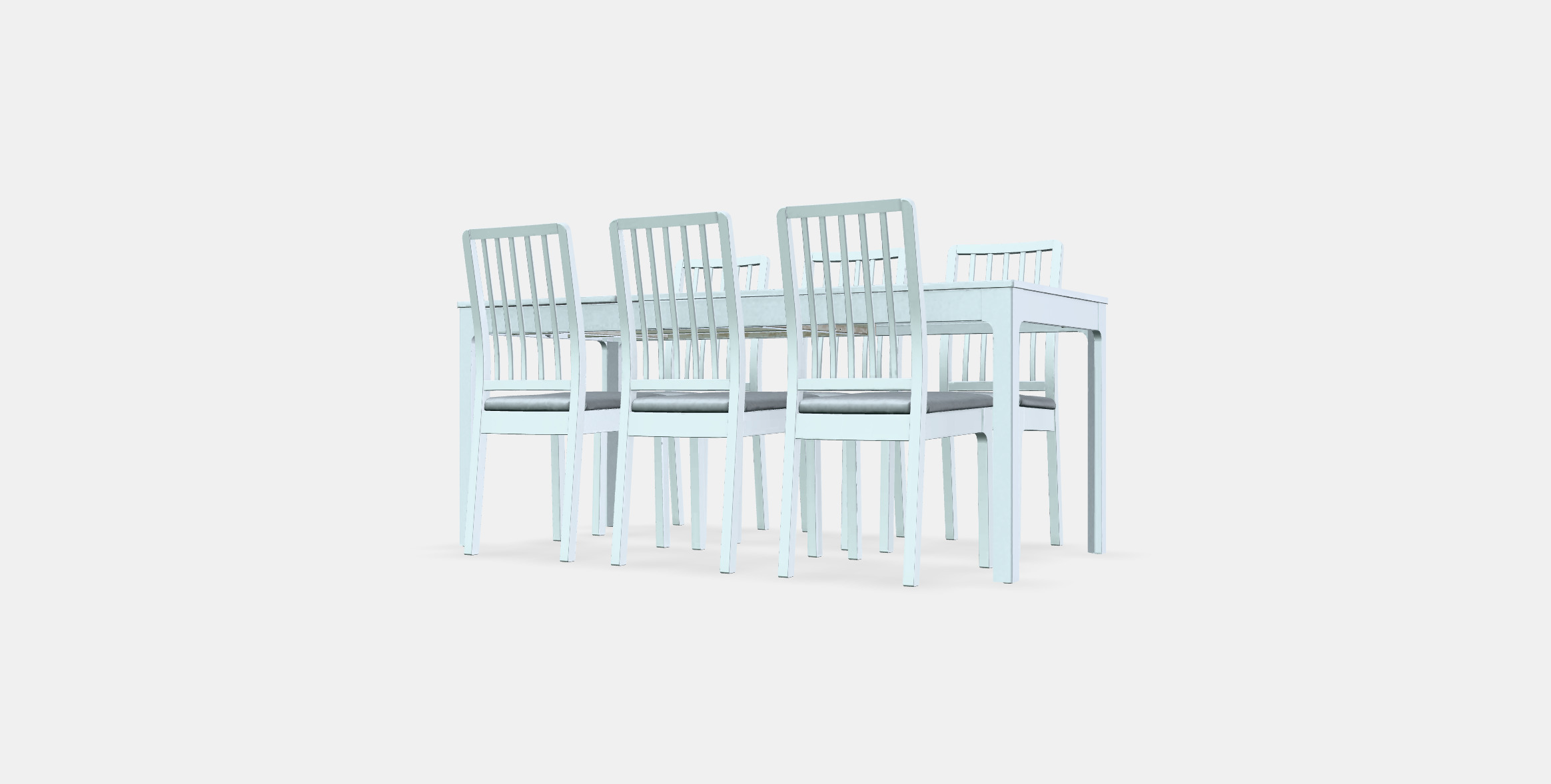 EKEDALEN - EKEDALEN Table and 6 chairs 3D model_10