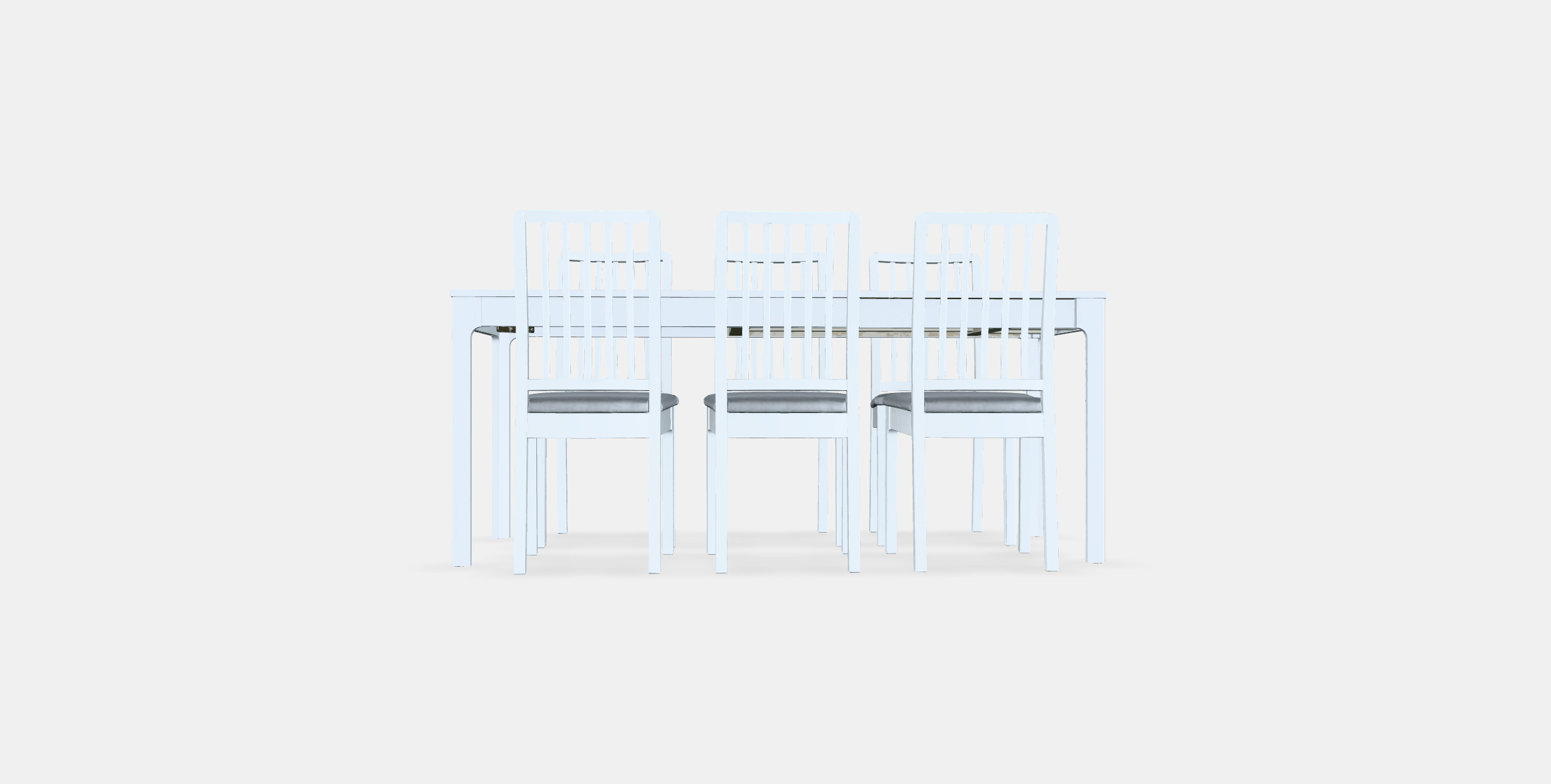 EKEDALEN - EKEDALEN Table and 6 chairs 3D model_13