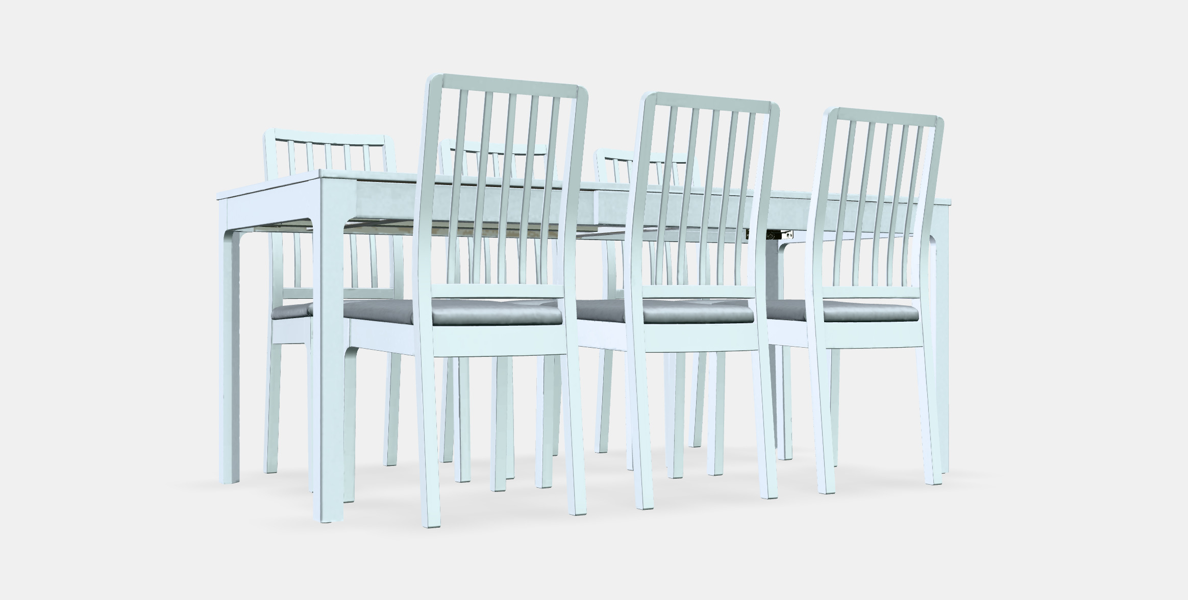 EKEDALEN - EKEDALEN Table and 6 chairs 3D model_9