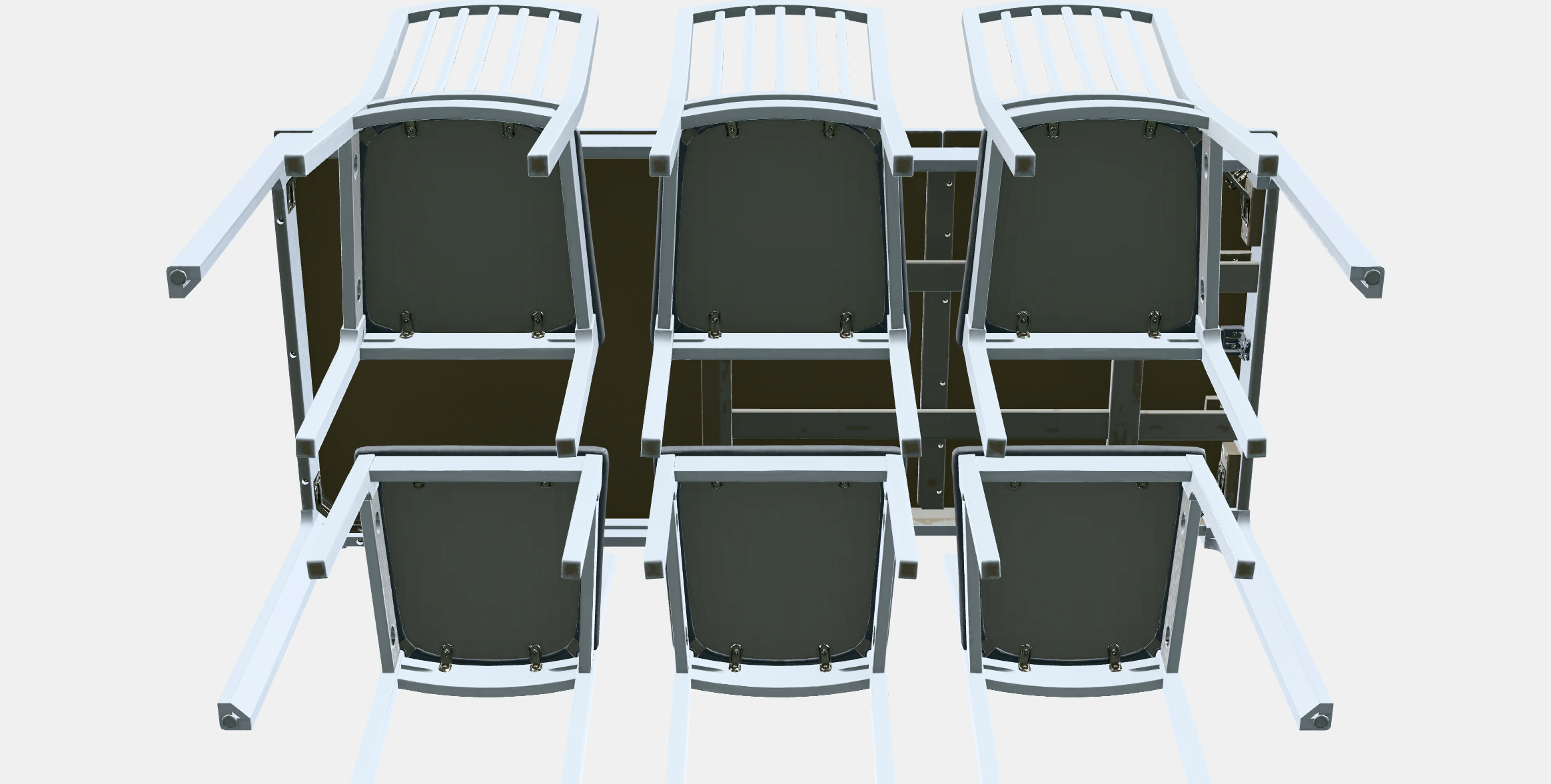 EKEDALEN - EKEDALEN Table and 6 chairs 3D model_11