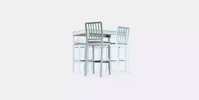 EKEDALEN - EKEDALEN Bar table and 4 bar stools