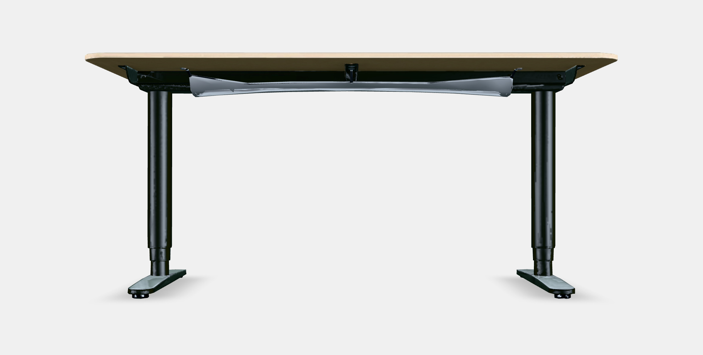 BEKANT Desk sit-stand 5 Low-poly 3D model_15