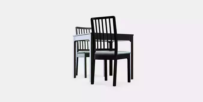 EKEDALEN - EKEDALEN Table and 2 chairs 1