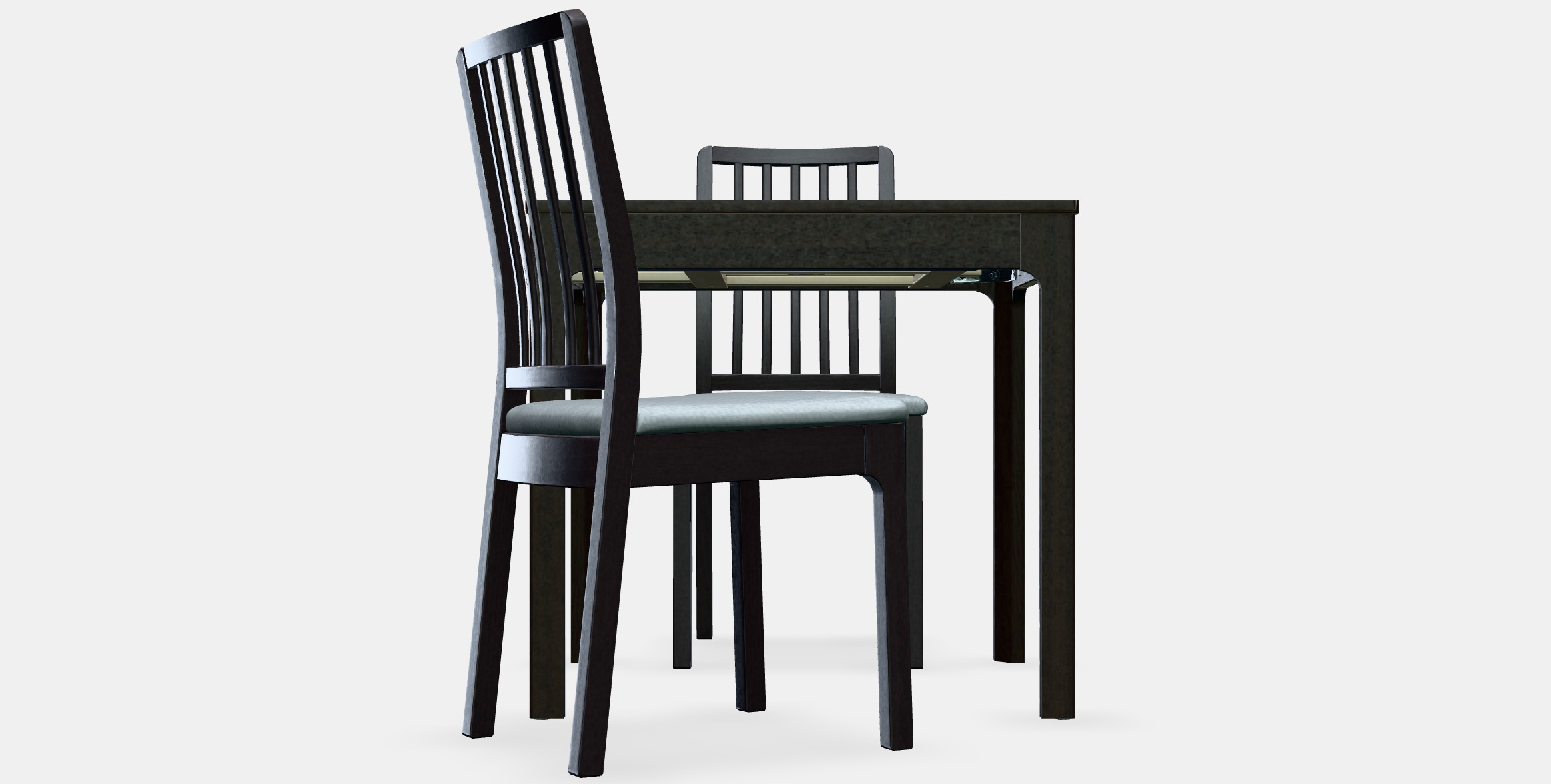 EKEDALEN - EKEDALEN Table and 2 chairs 1 3D model_5