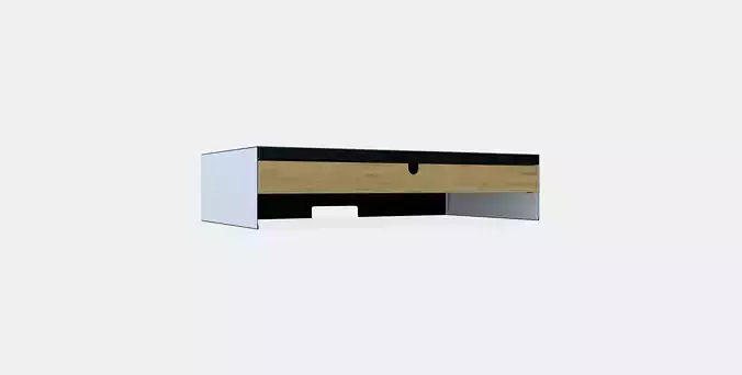 ELLOVEN Monitor stand with drawer 1