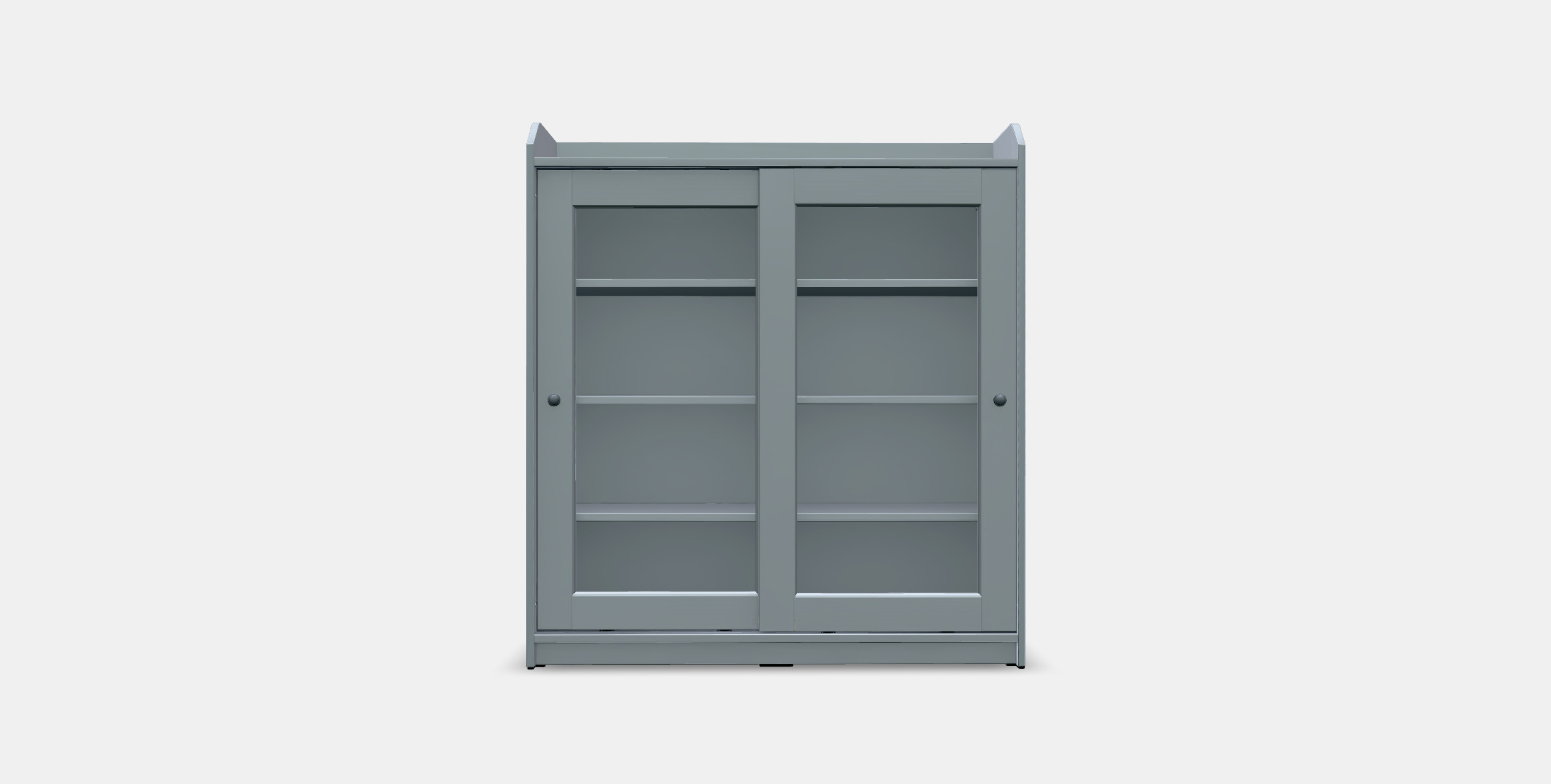 HAUGA Glass-door cabinet 3D model_9