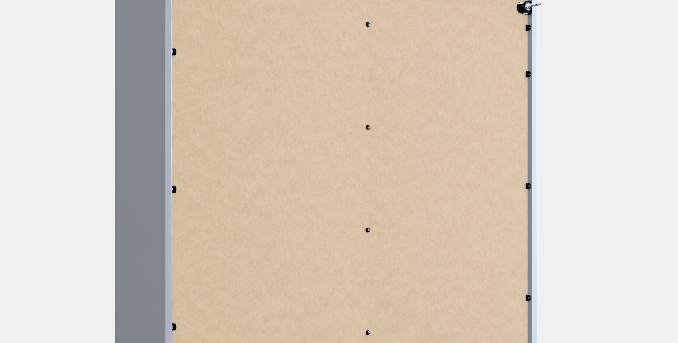 HAUGA Glass-door cabinet 3D model_6