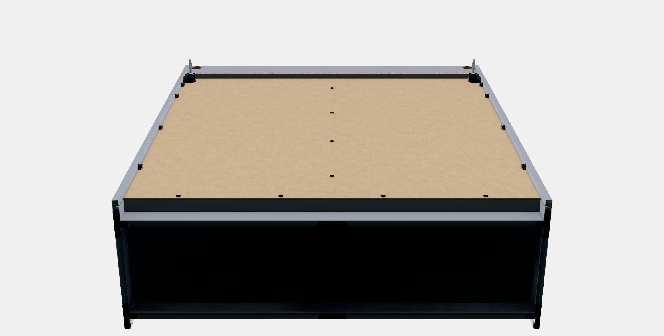 HAUGA Glass-door cabinet 3D model_12