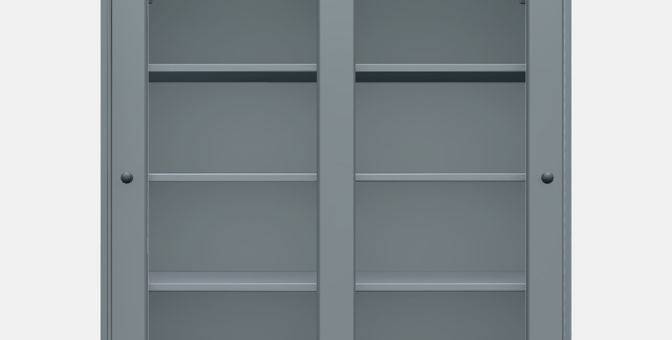 HAUGA Glass-door cabinet 3D model_10