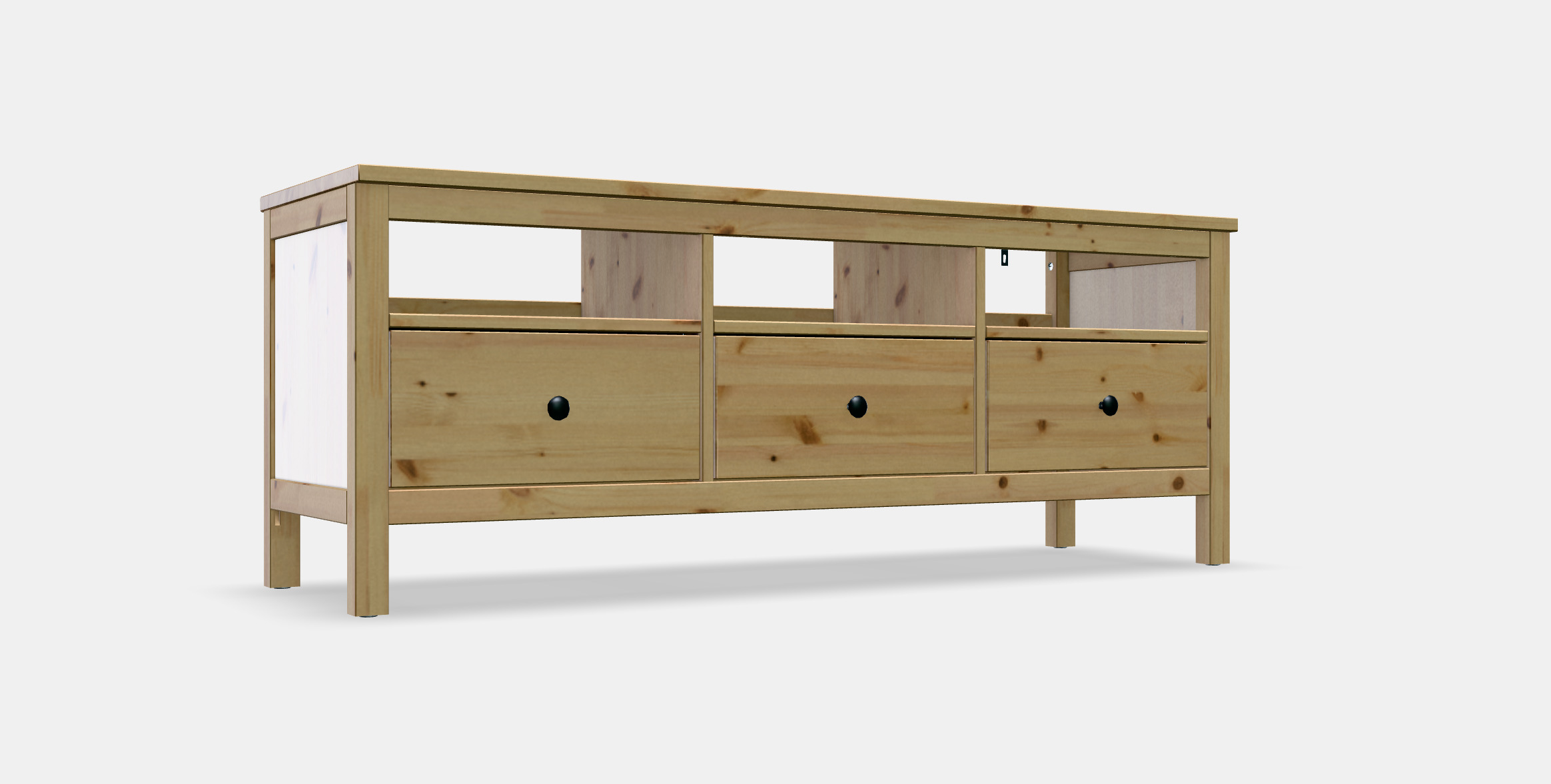 HEMNES TV bench 2 3D model_8