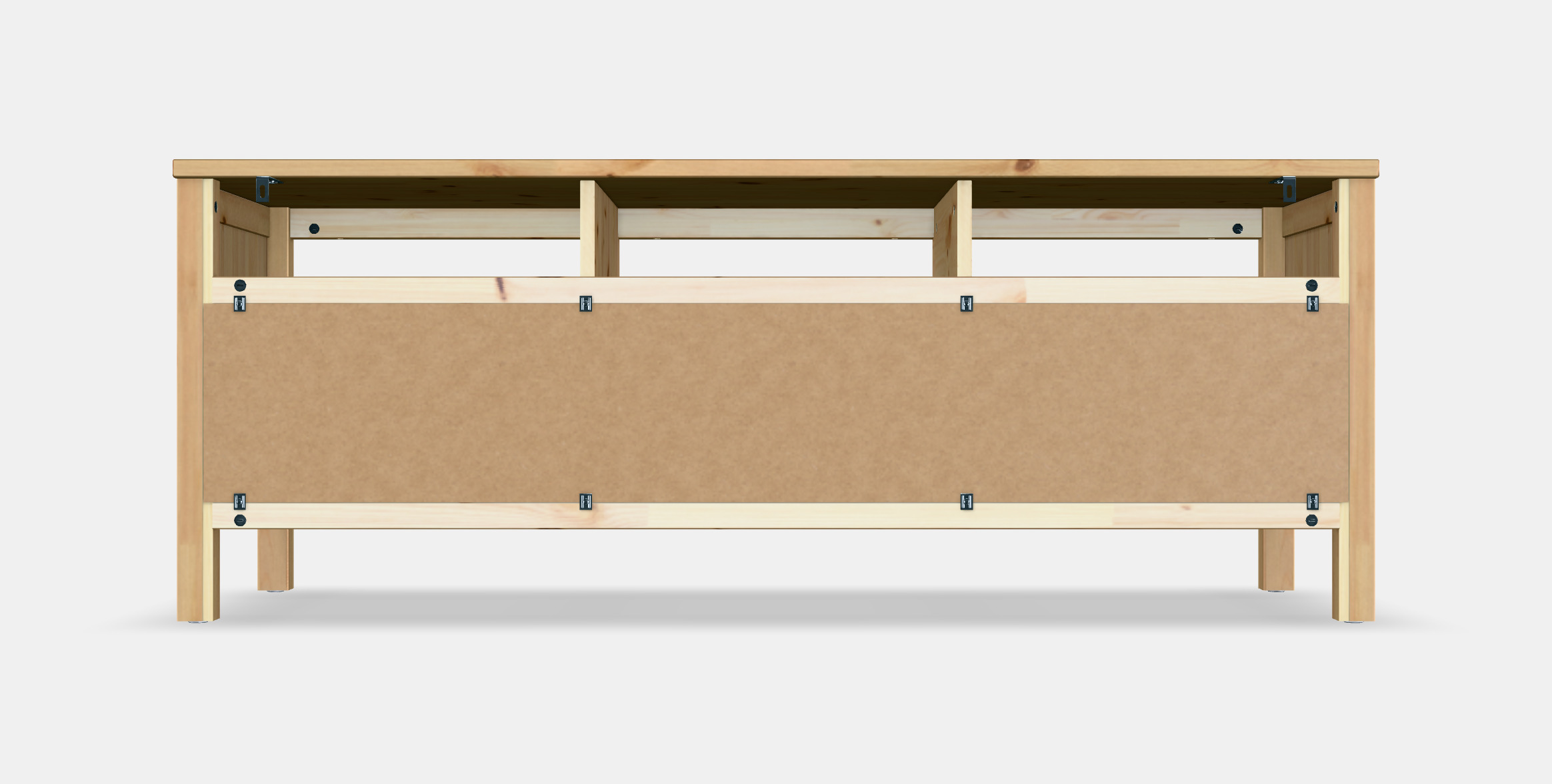 HEMNES TV bench 2 3D model_15