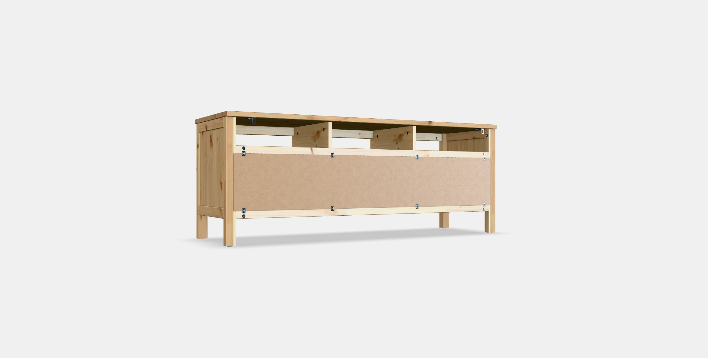 HEMNES TV bench 2 3D model_16