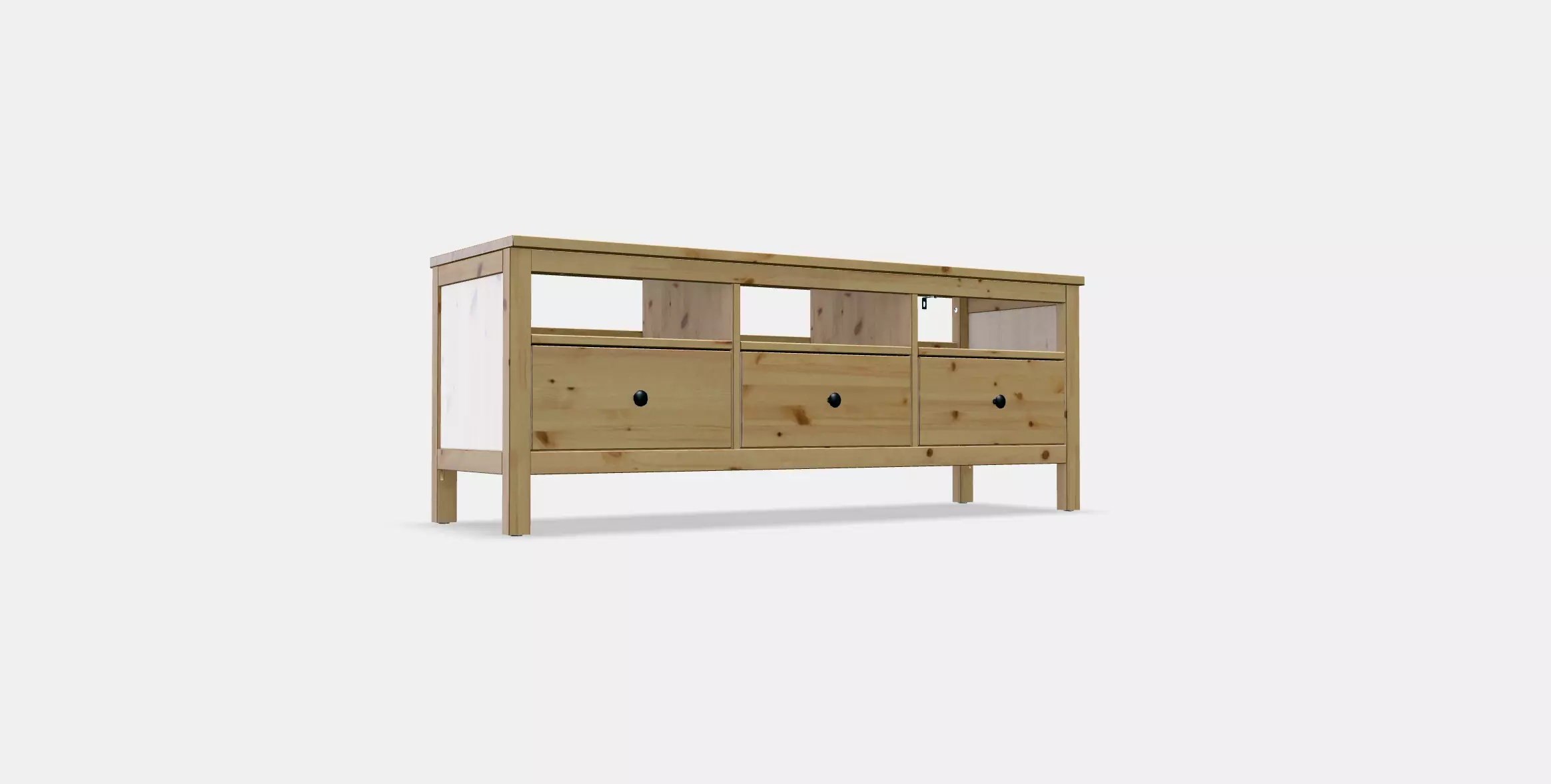 HEMNES TV bench 2 3D model_0