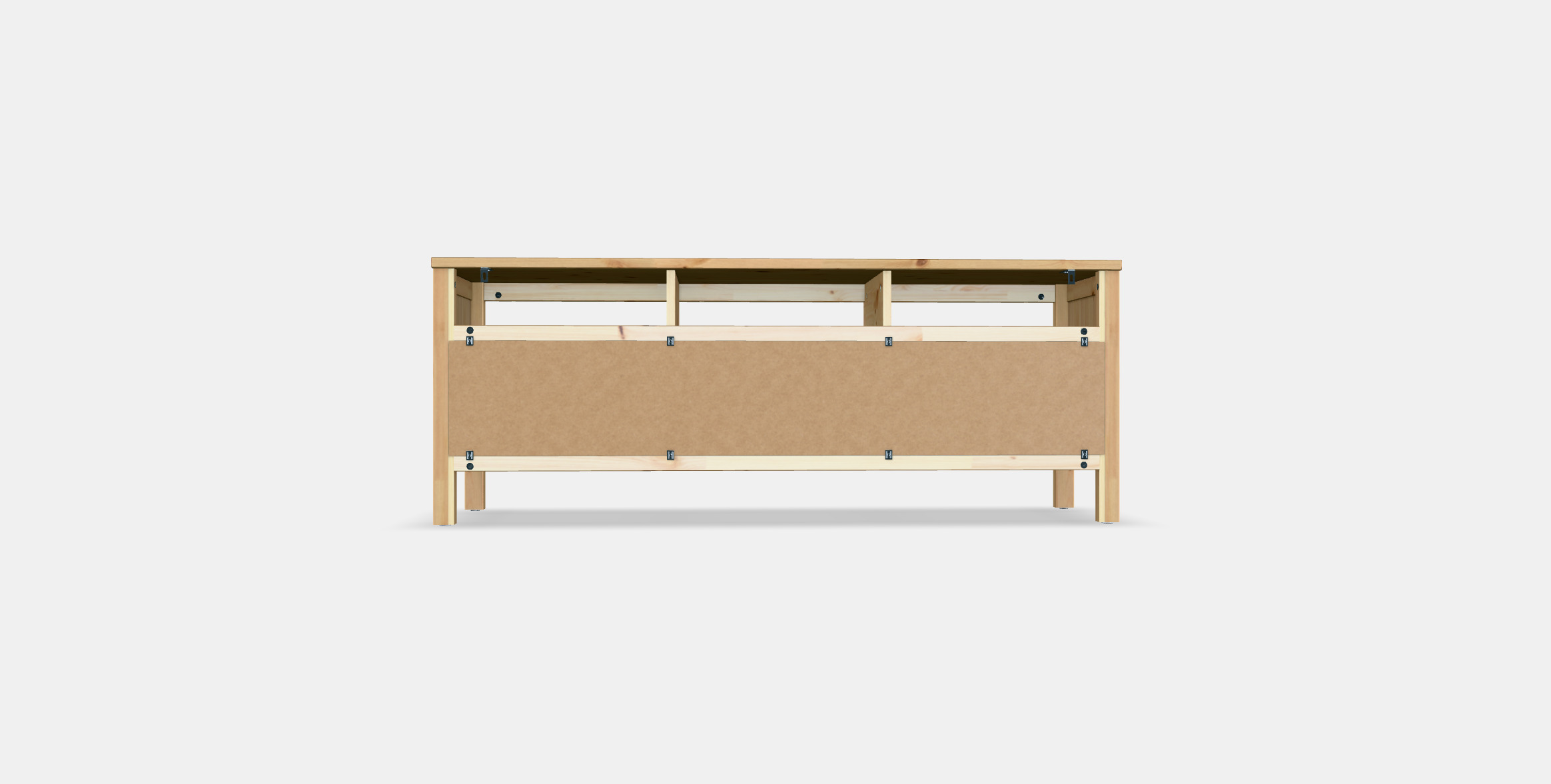 HEMNES TV bench 2 3D model_14
