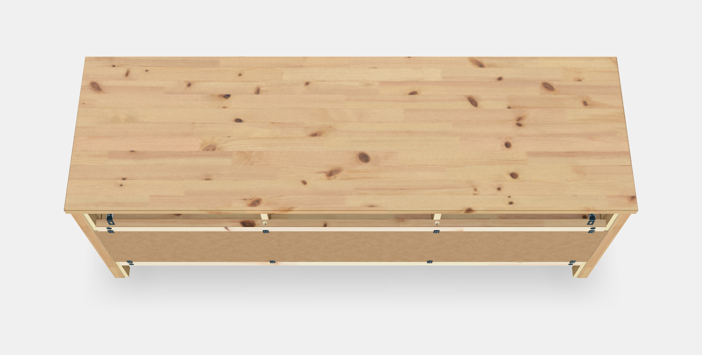 HEMNES TV bench 2 3D model_6