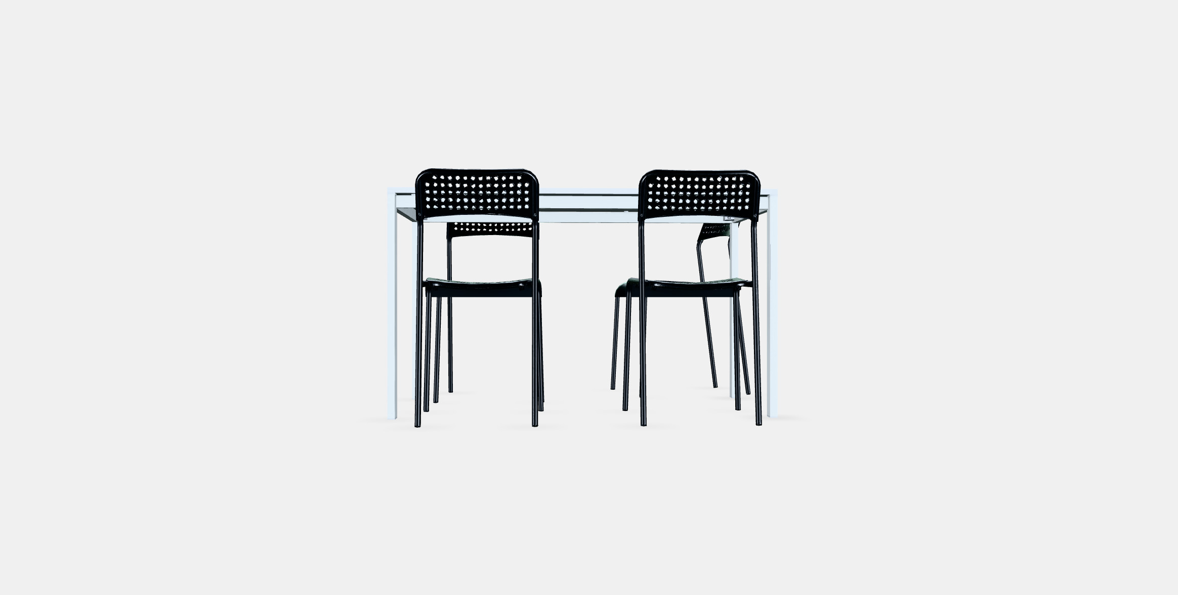 MELLTORP - ADDE Table and 4 chairs 1 3D model_14
