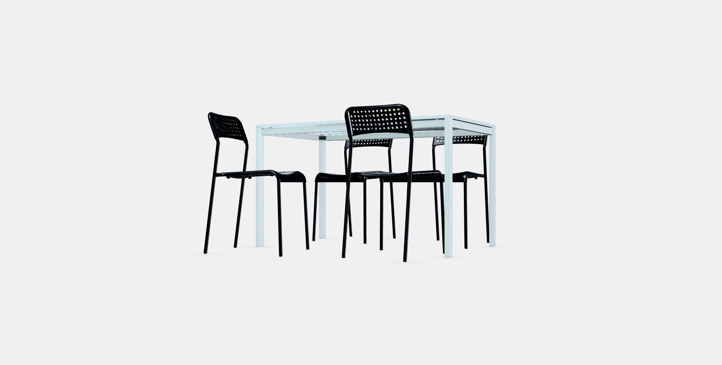 MELLTORP - ADDE Table and 4 chairs 1 3D model_11