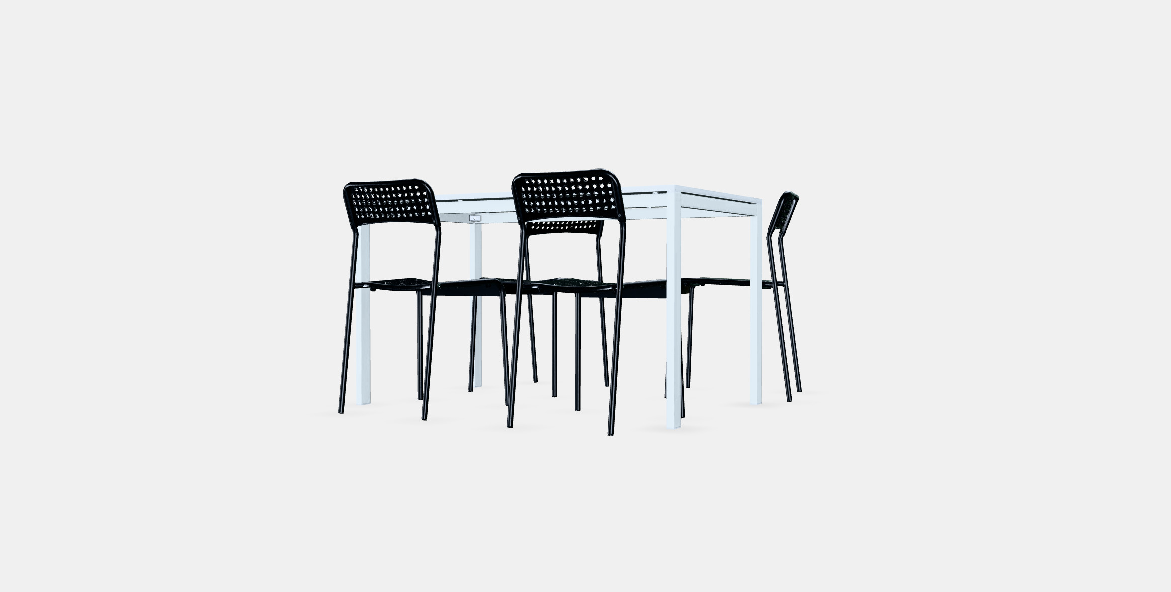 MELLTORP - ADDE Table and 4 chairs 1 3D model_5