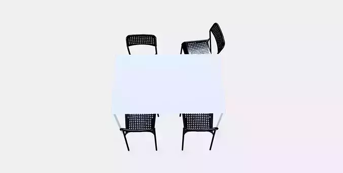MELLTORP - ADDE Table and 4 chairs 1