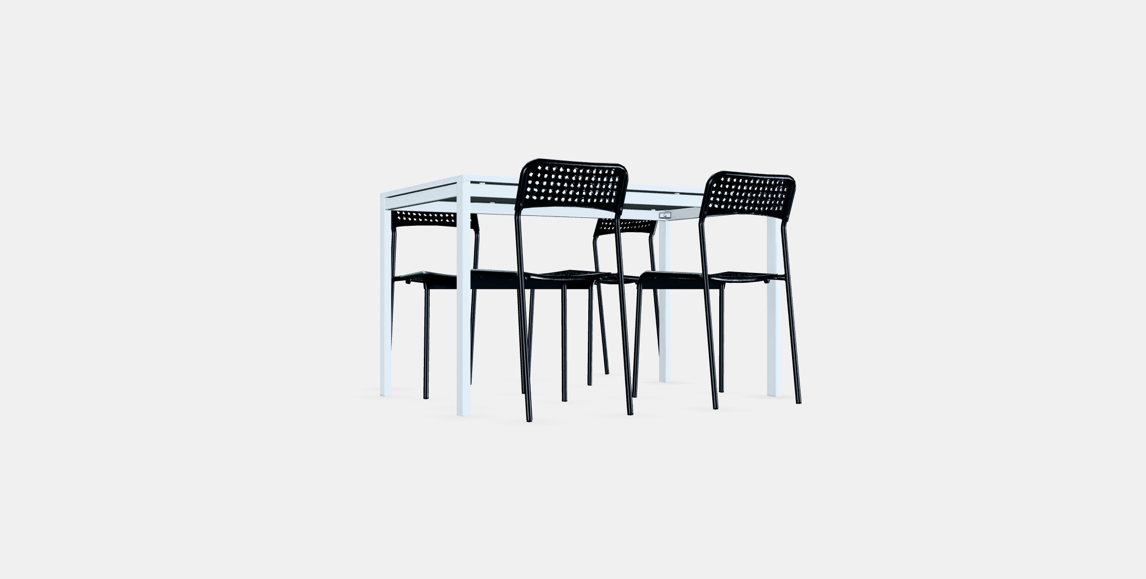 MELLTORP - ADDE Table and 4 chairs 1 3D model_16