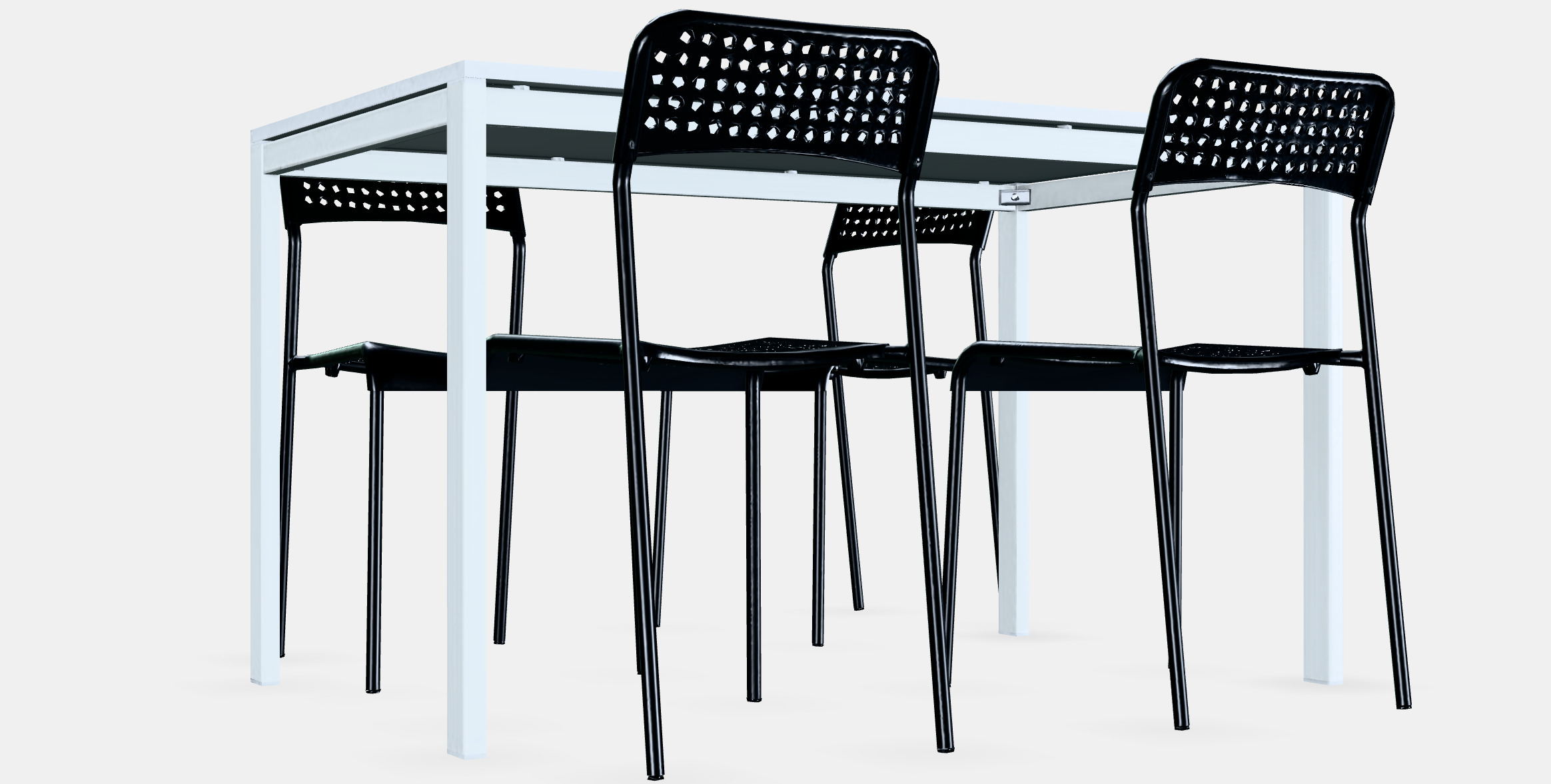 MELLTORP - ADDE Table and 4 chairs 1 3D model_6